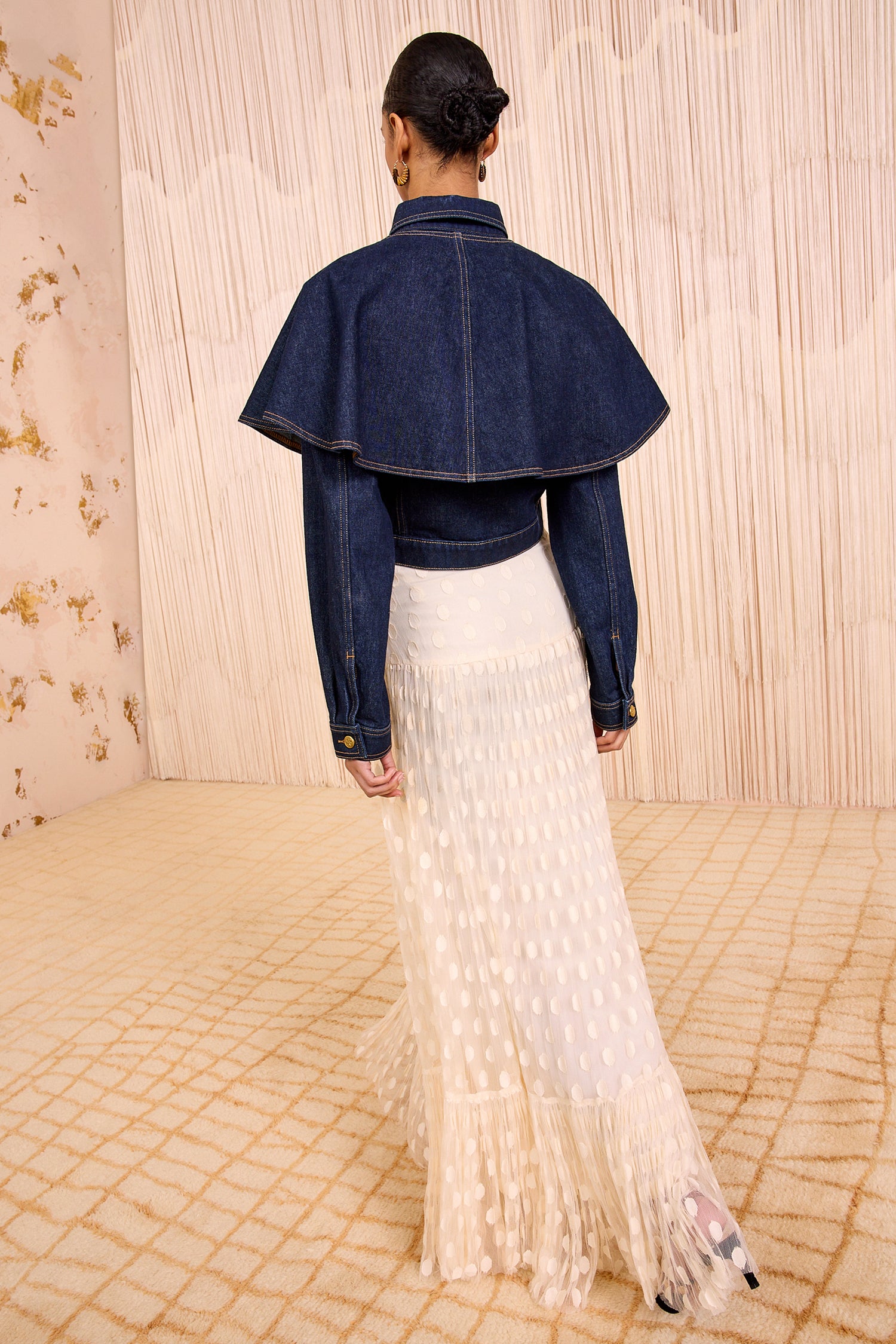 Ulla Johnson Vera Lace High Waist Maxi Skirt - Pearl