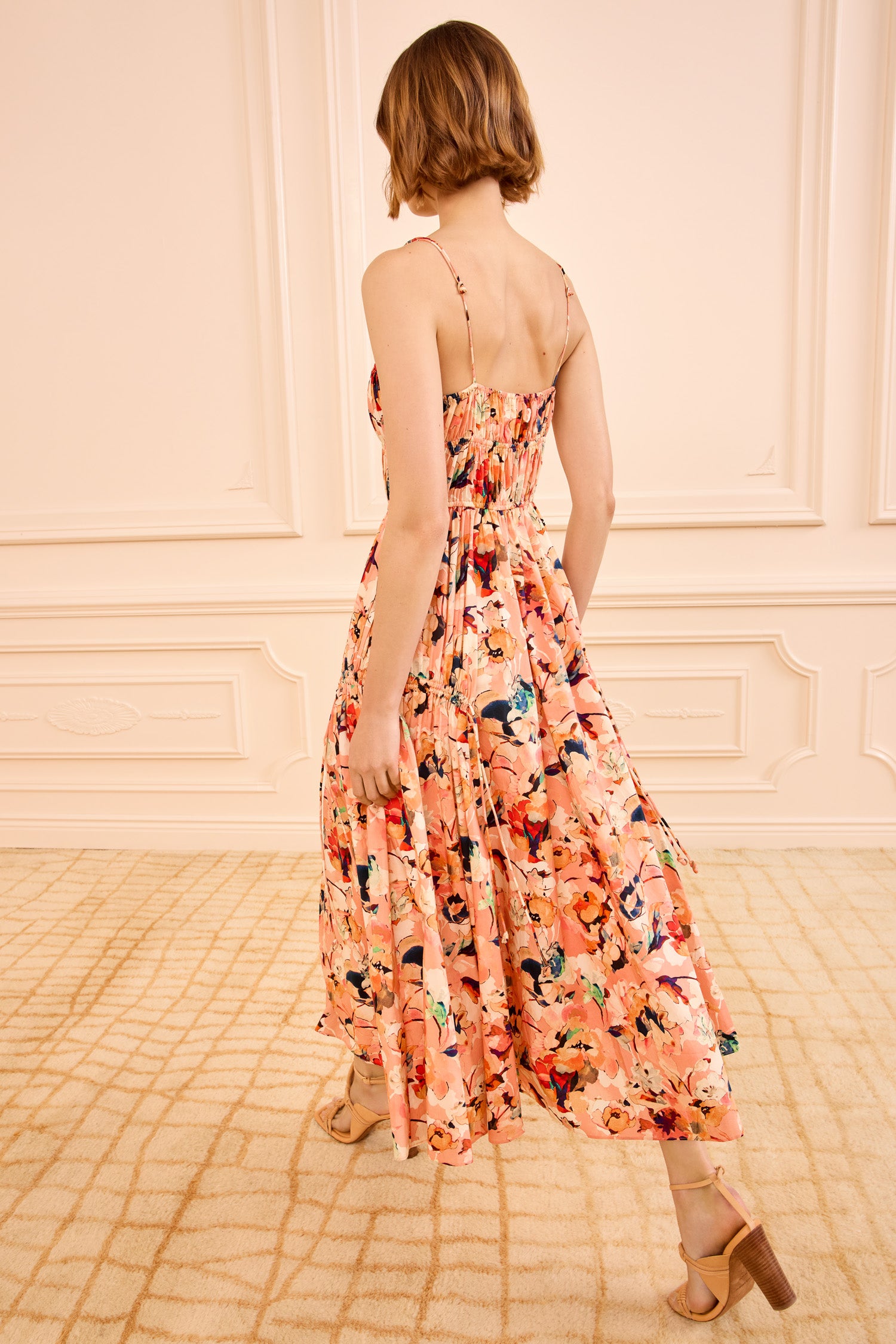 Vidri Cotton Cami Dress - Camellia