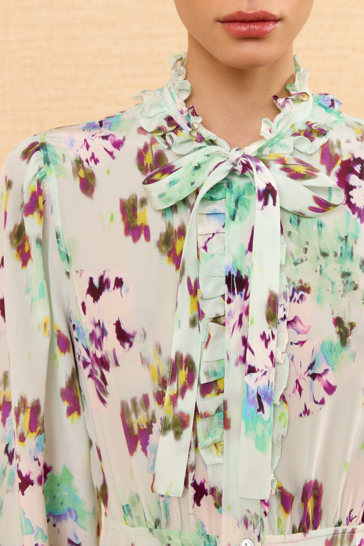 Ulla Johnson Viola Silk Mini Dress - Oasis