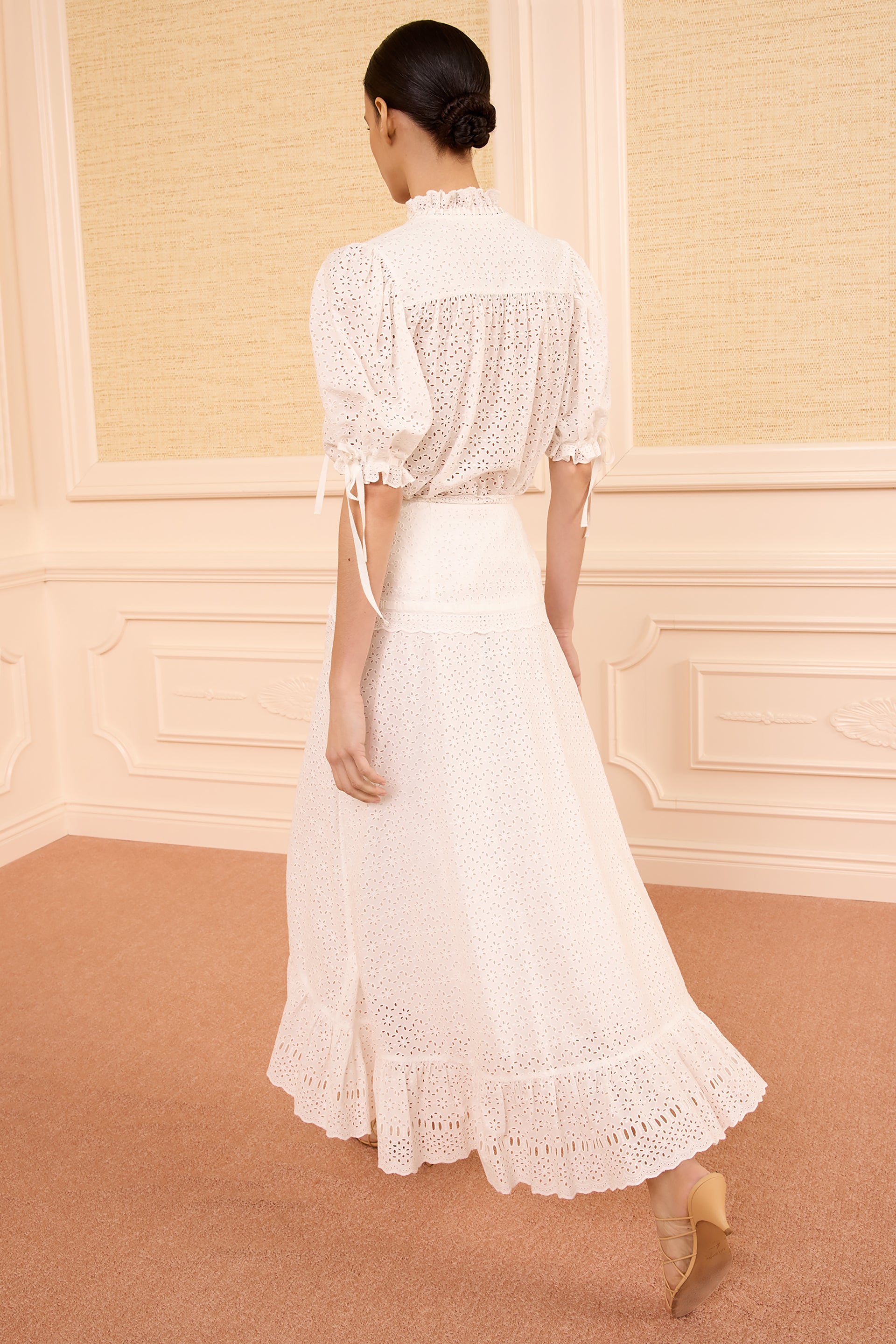 Violetta Cotton Skirt - Pristine