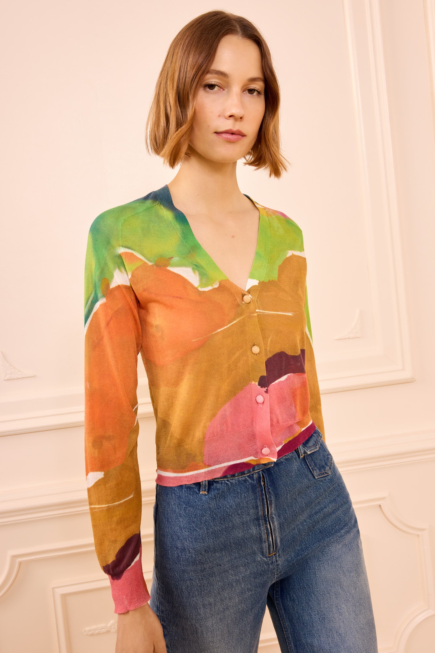 Vivienne LS Cardigan - Nature Abhors A Vacuum