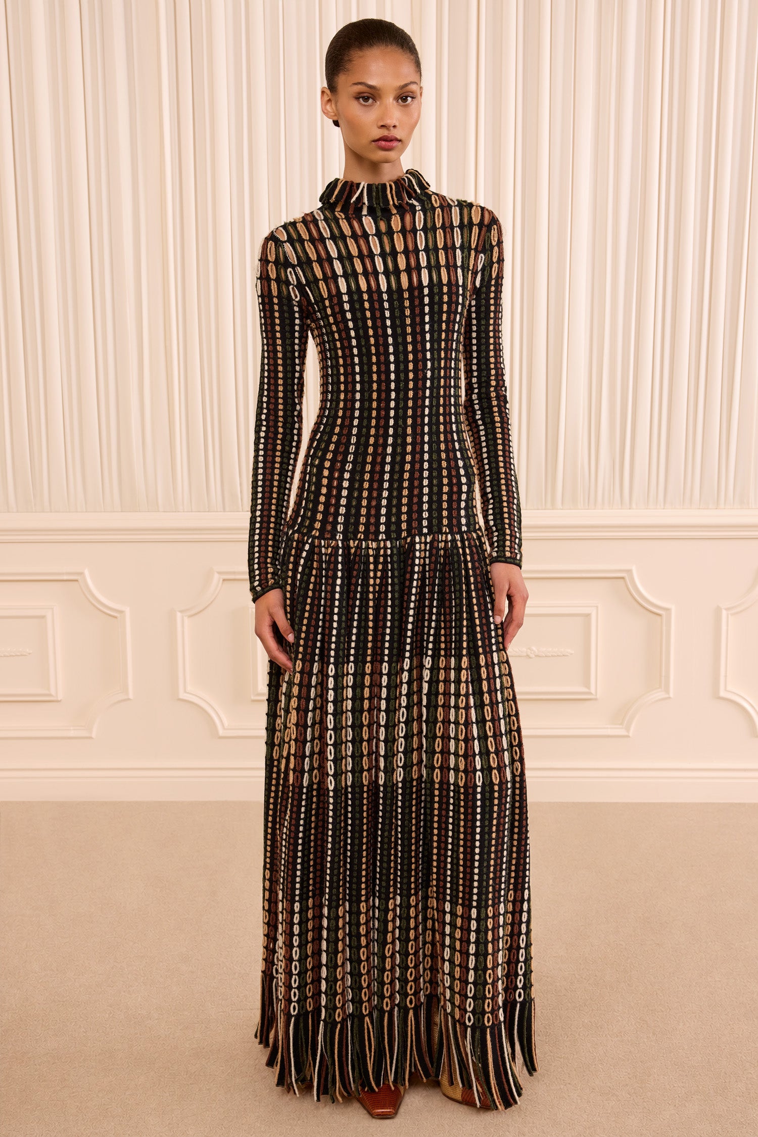 Ulla Johnson Yasmin Long Sleeve Knit Dress - Noctis