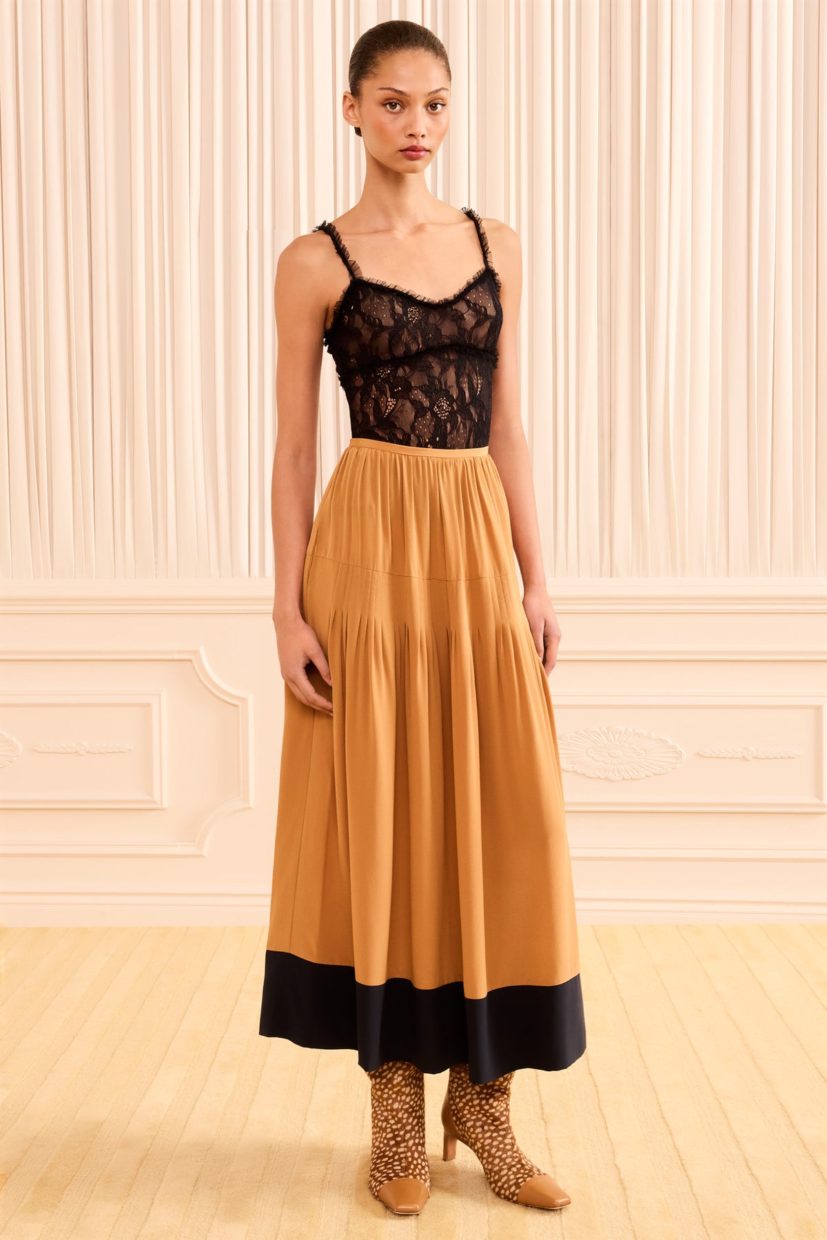 Yvette Midi Skirt - Canyon
