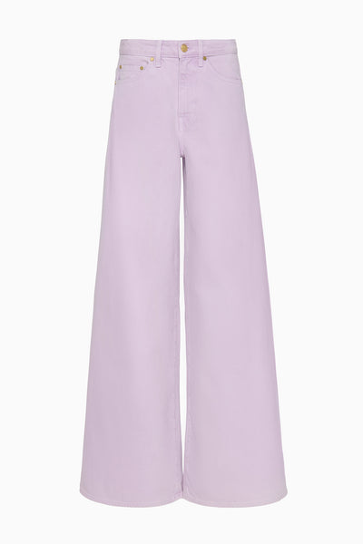 The Zephyr Jean - Wisteria Mid Rise Wide Leg Jean - Ulla Johnson