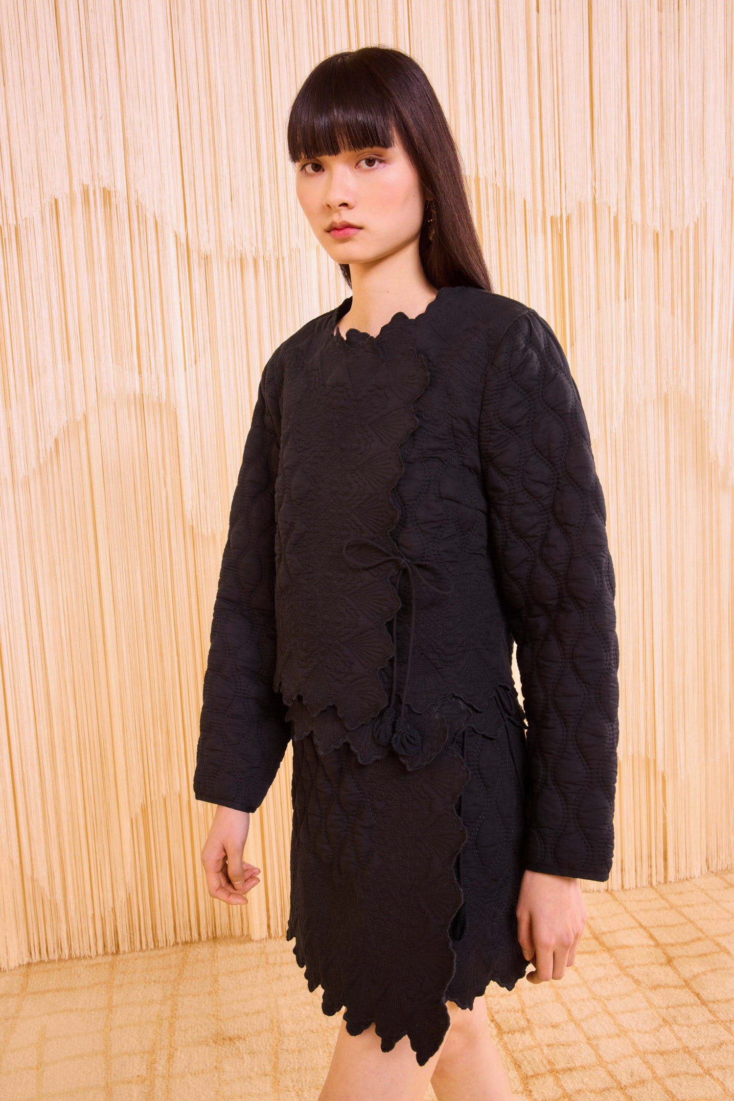 Zofia Quilted Jacket - Noir