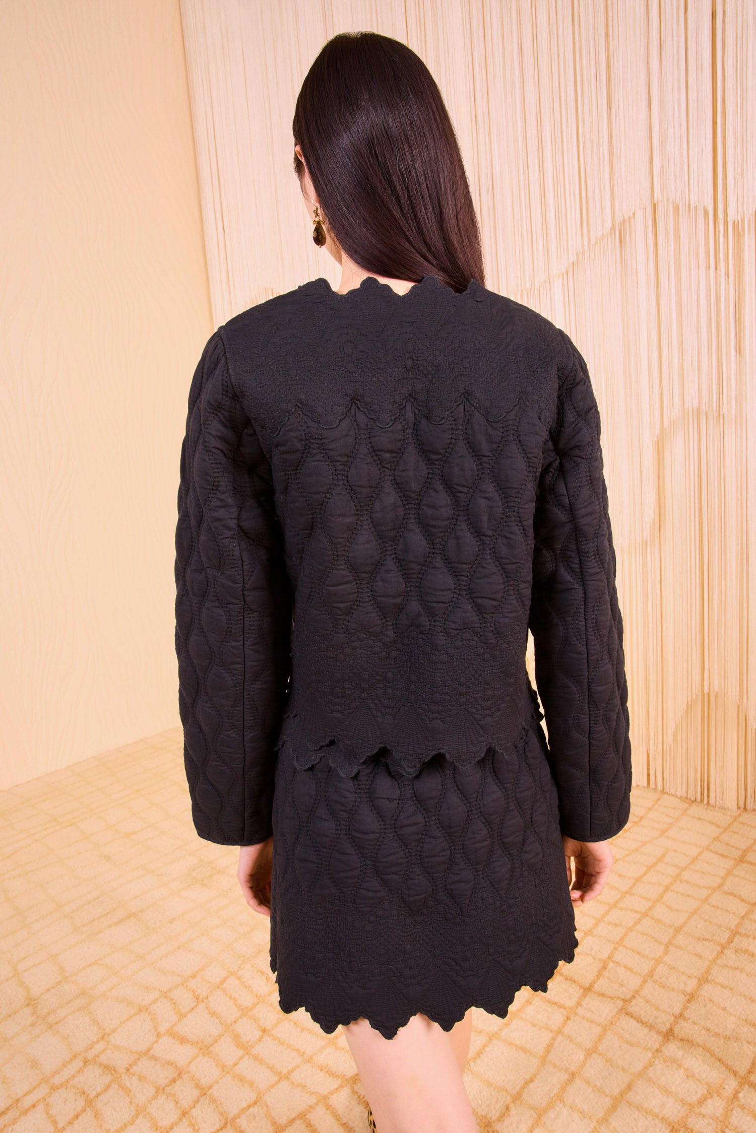 Zofia Quilted Jacket - Noir