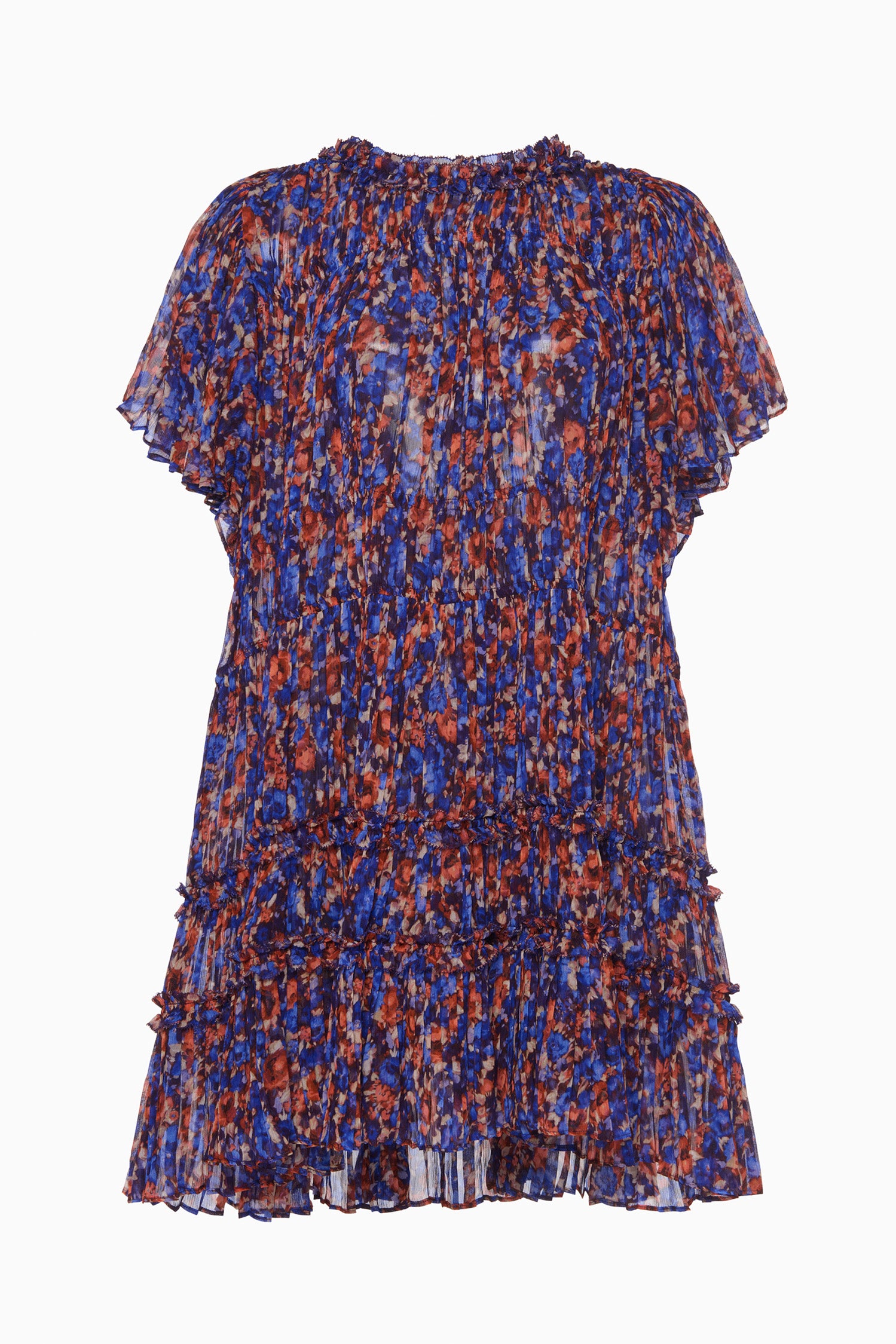 Ryla Silk Mini Dress - Violet