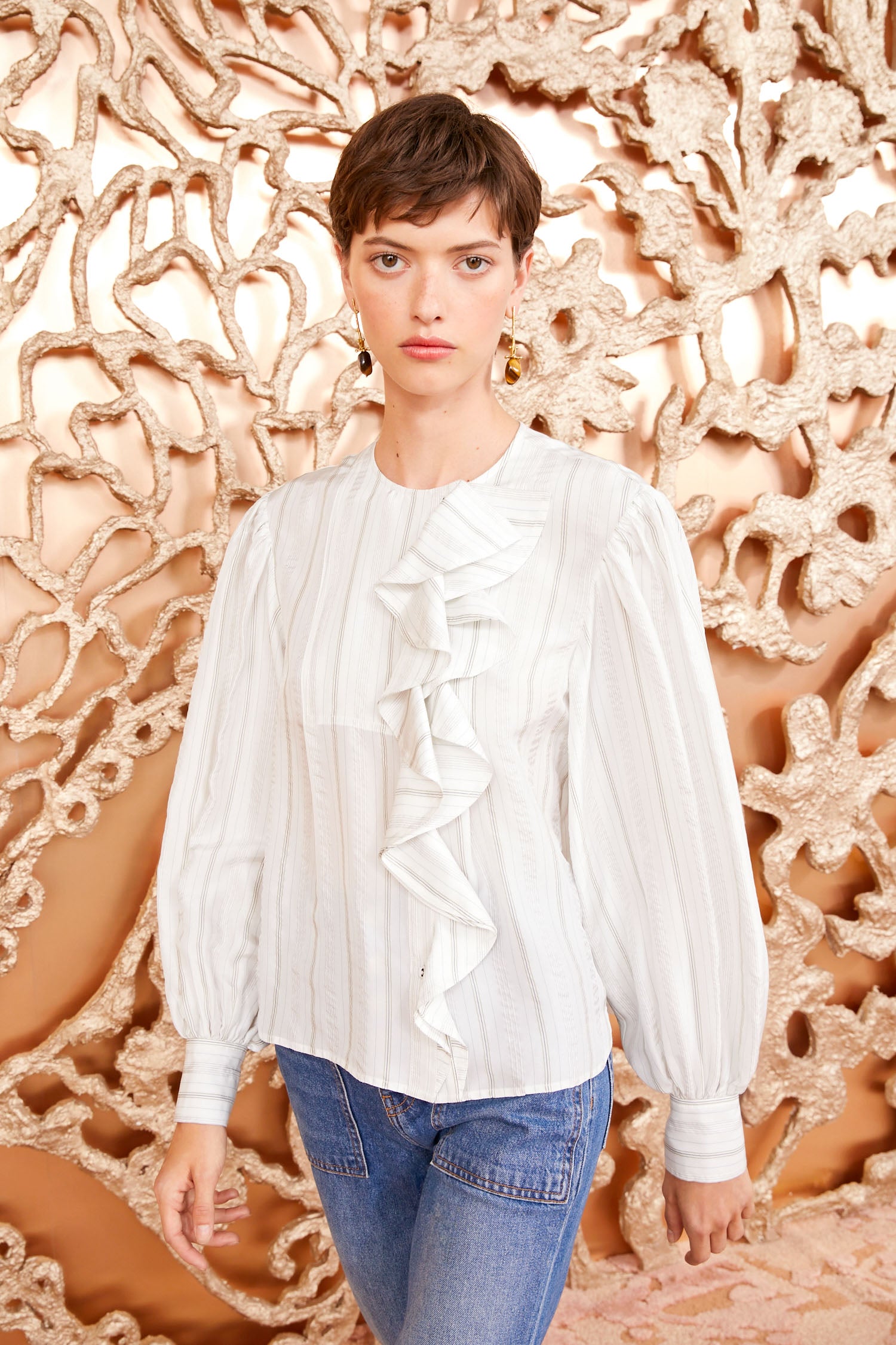 Ulla Johnson Adelaide Blouse - Chalk