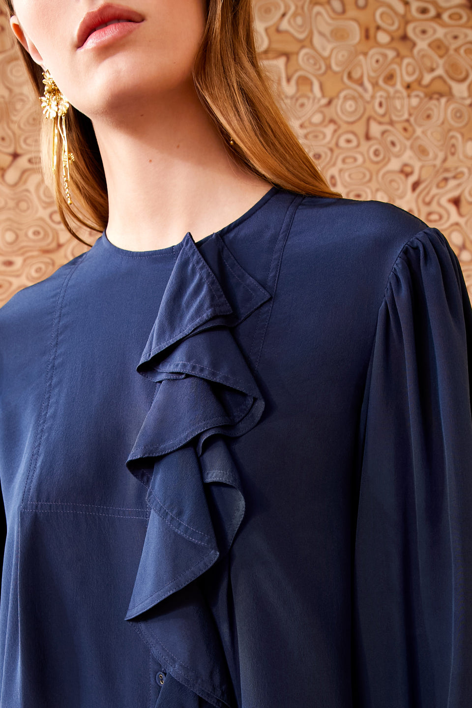 Adelaide Blouse - Midnight