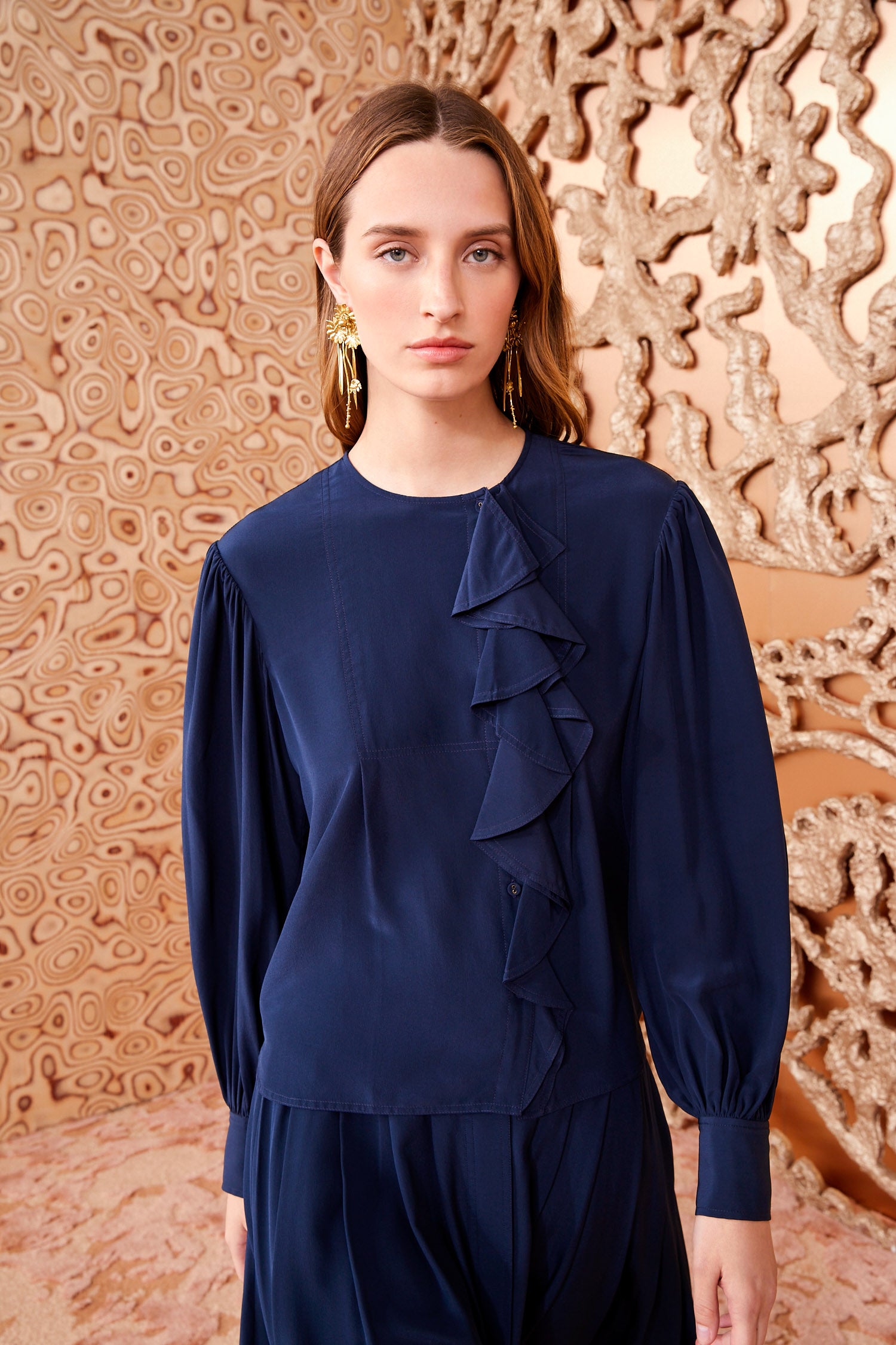 Ulla Johnson Adelaide Blouse - Midnight