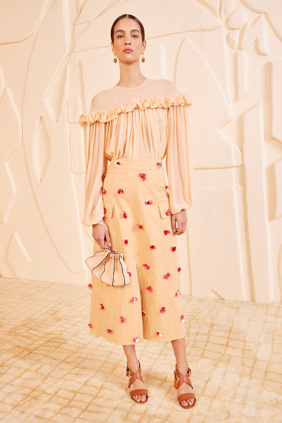 Adria Small Crossbody - Rosette