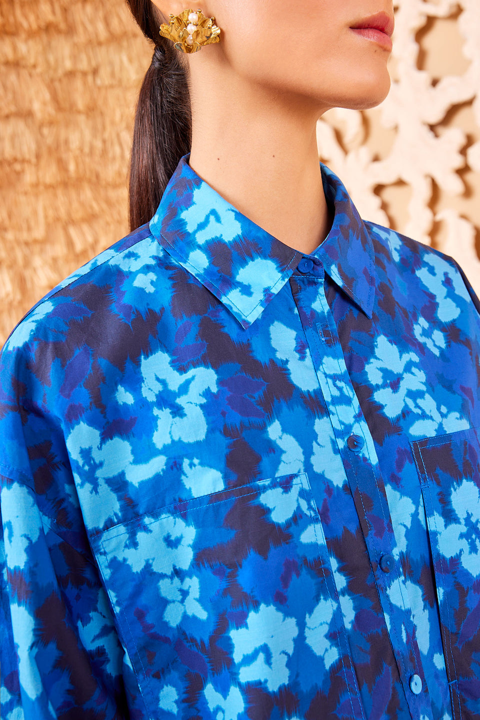 Aria Blouse - Azure