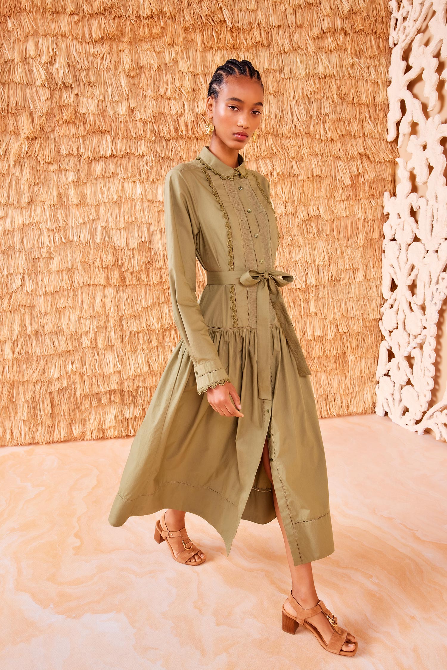 Ariane Dress - Lichen