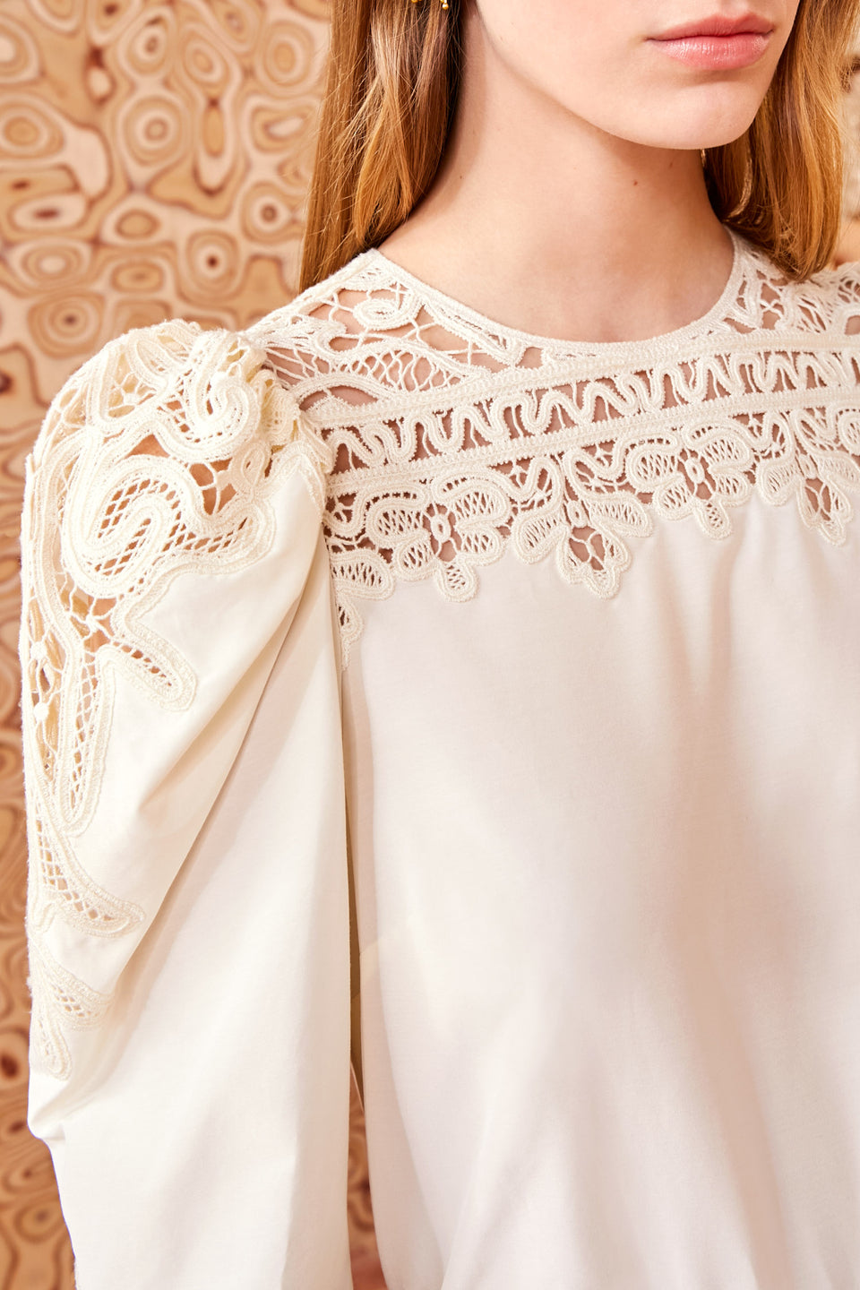 Aura Blouse - Pearl