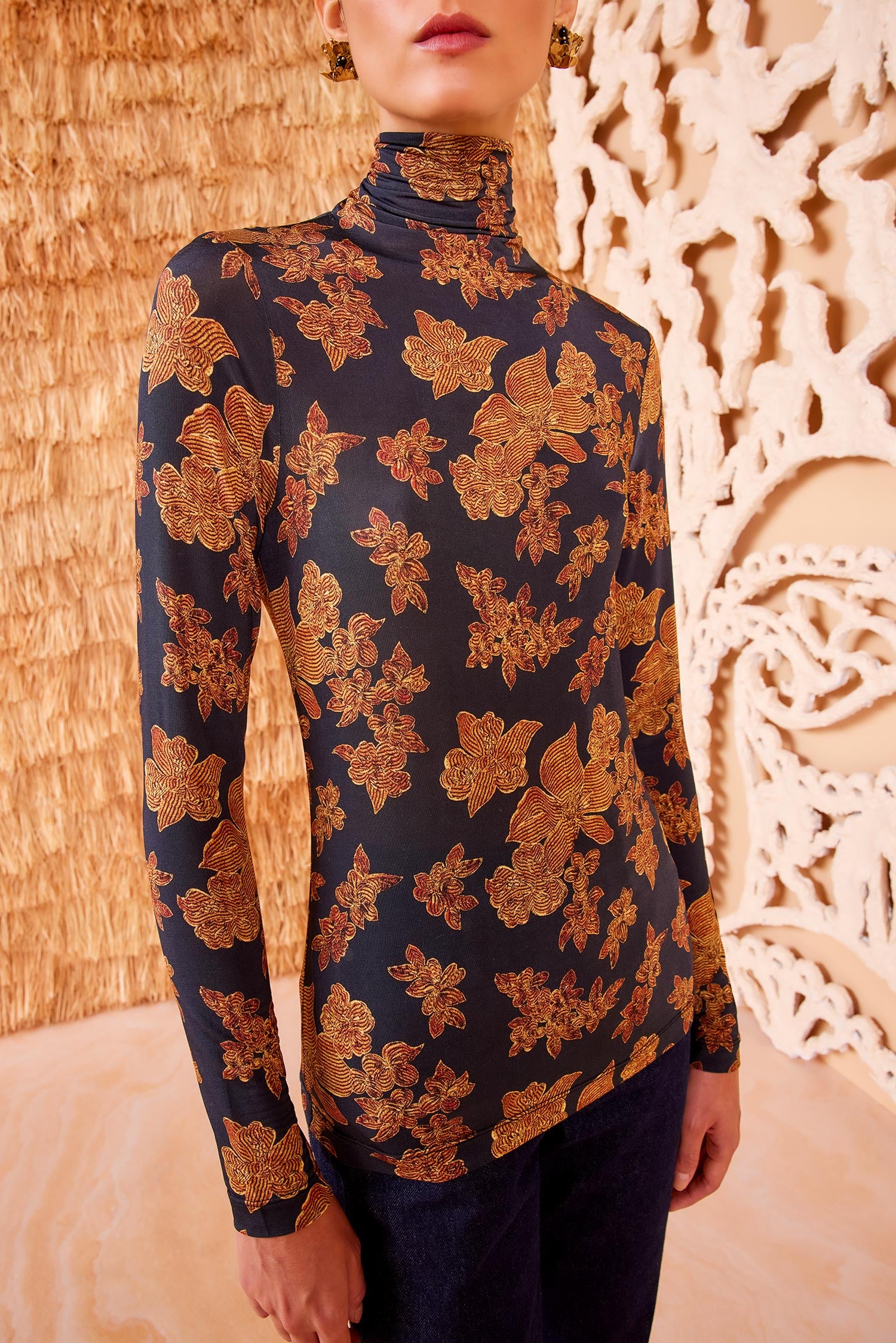 Women's Luxury Designer Orange Dresses, Clothing