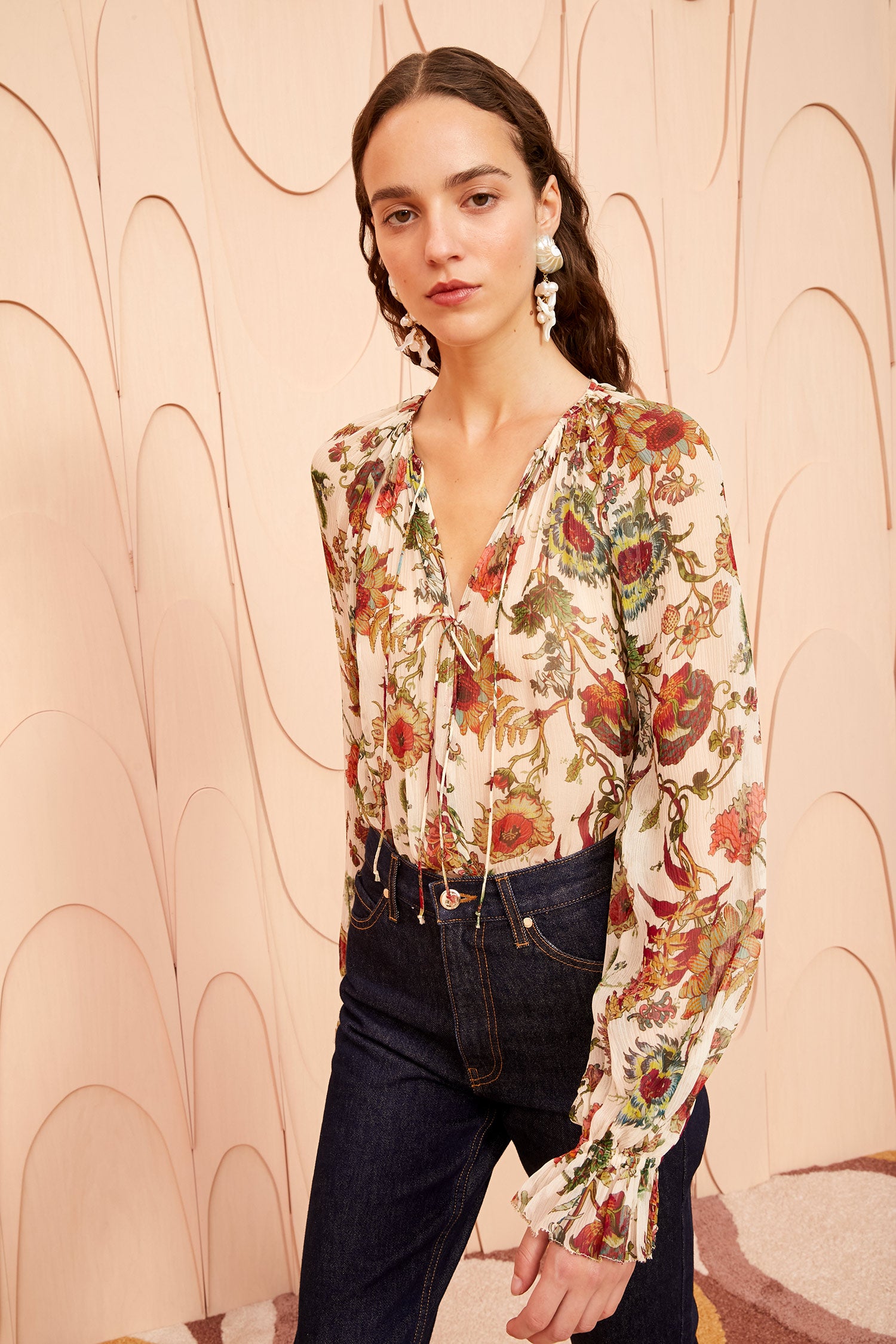 Floral print blouse - Woman