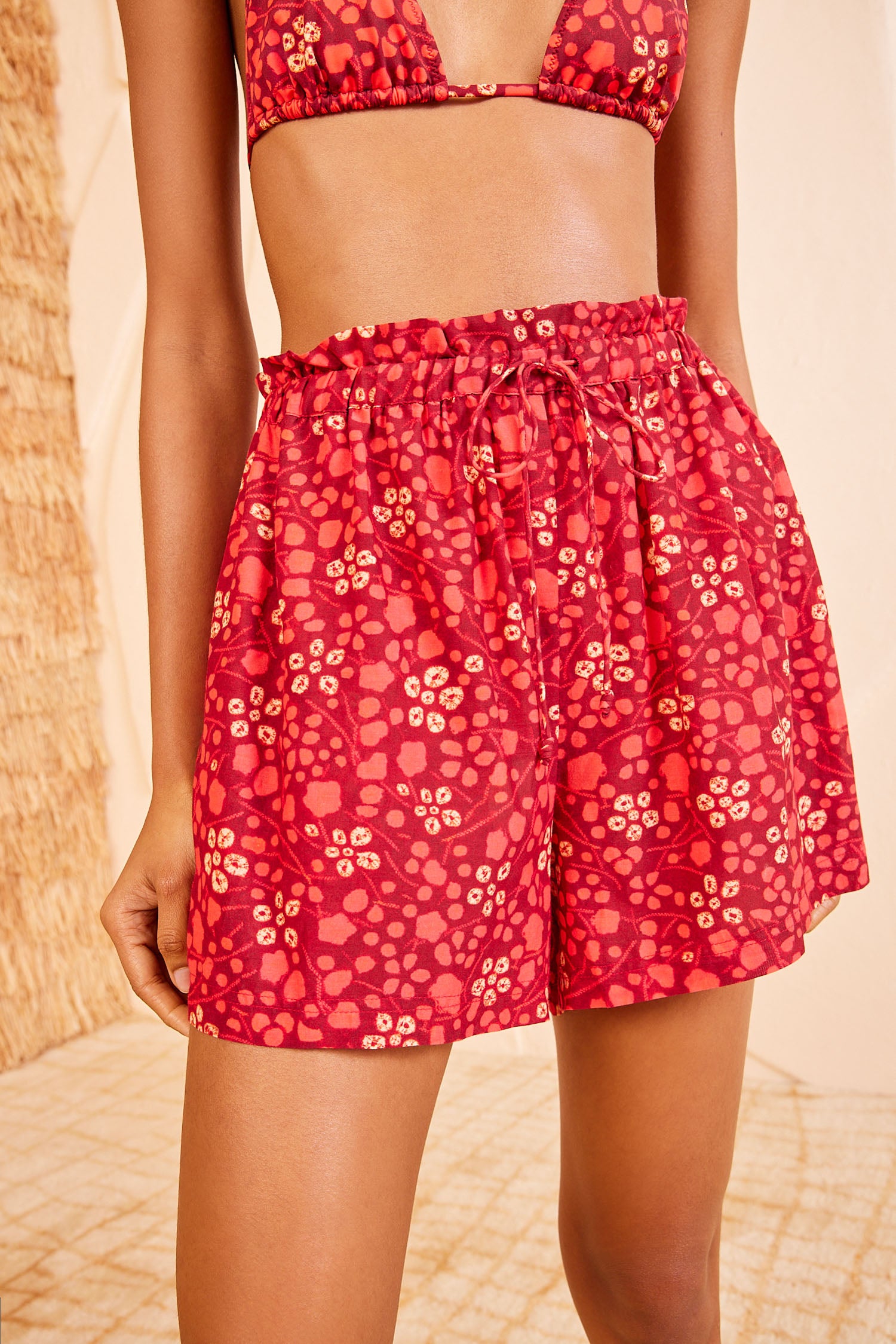 Bijou Short - Coral