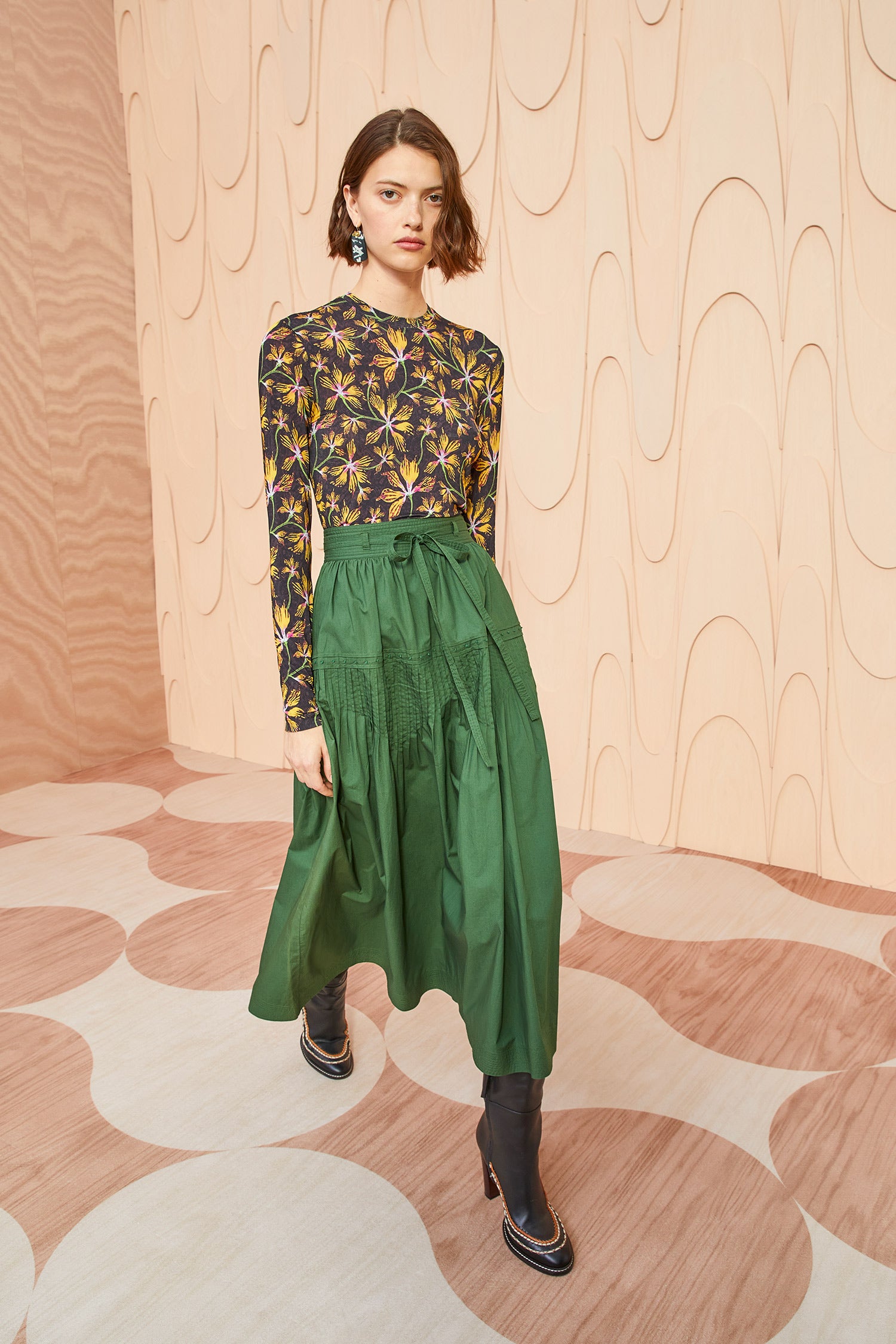 Ulla Johnson Blythe Skirt - Juniper
