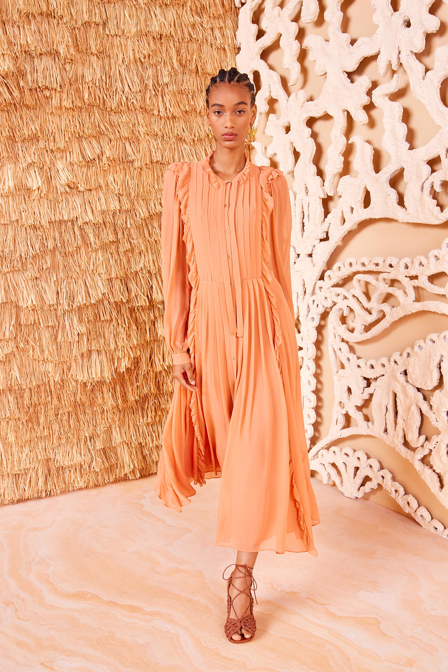 Ulla Johnson Long Sleeve Dress ULLA JOHNSON Seraphina Dress Ciel