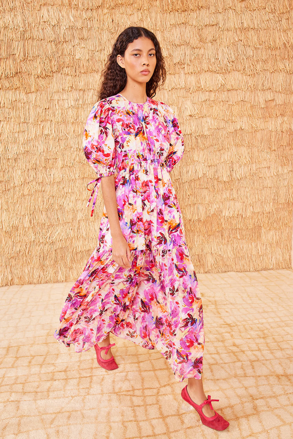 Collage Dress - Azalea