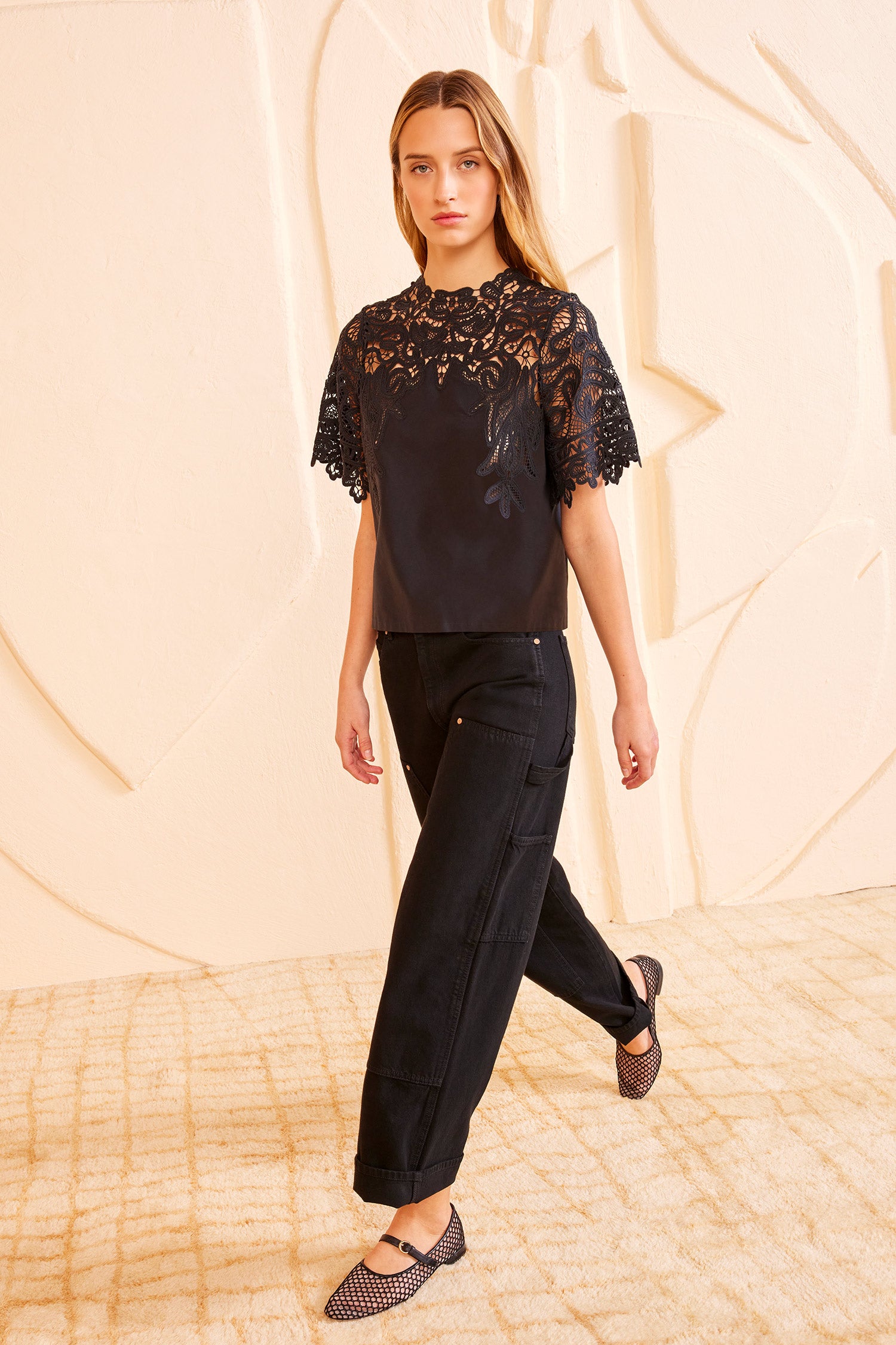 Delia Top - Noir