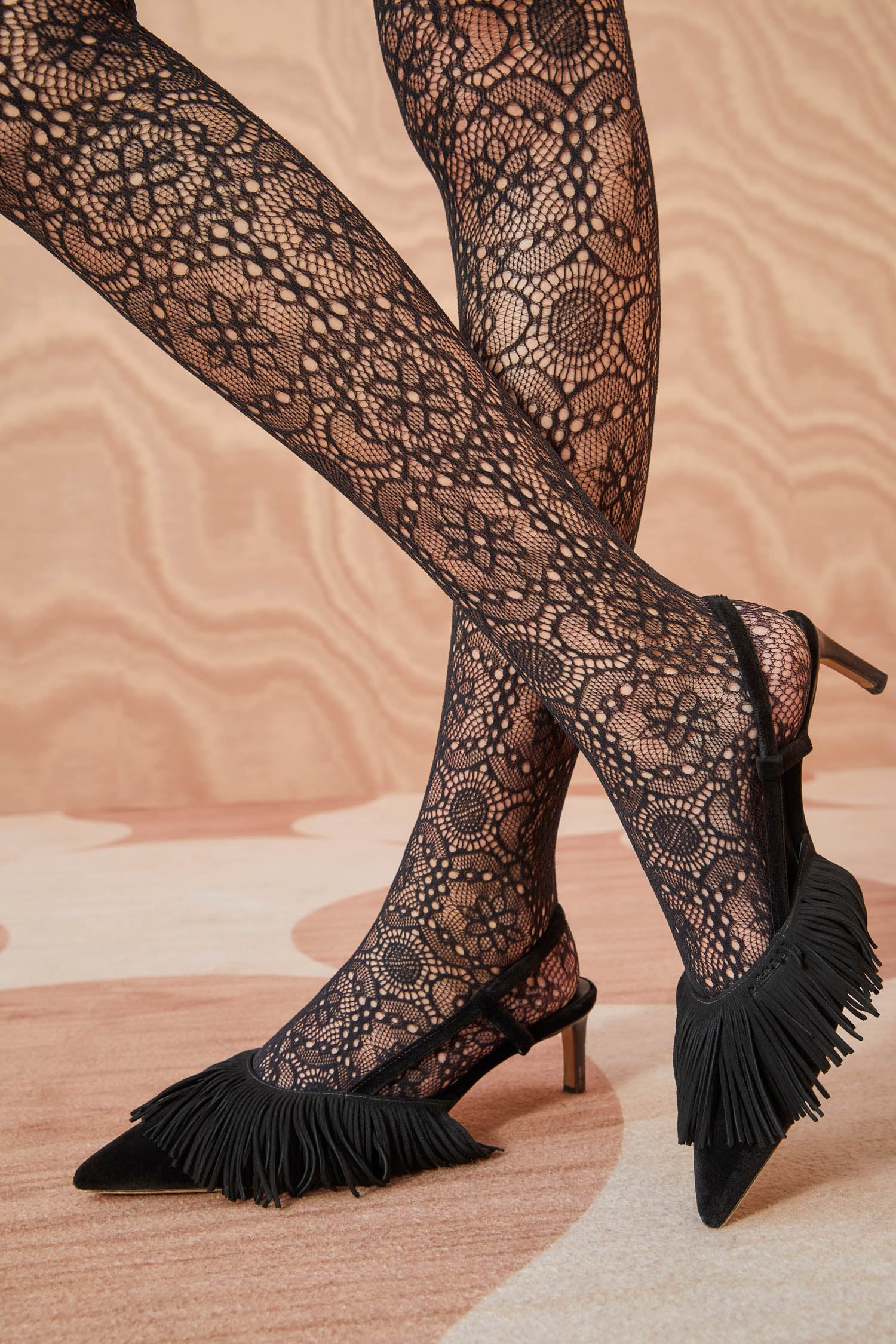 Black Lace Stockings