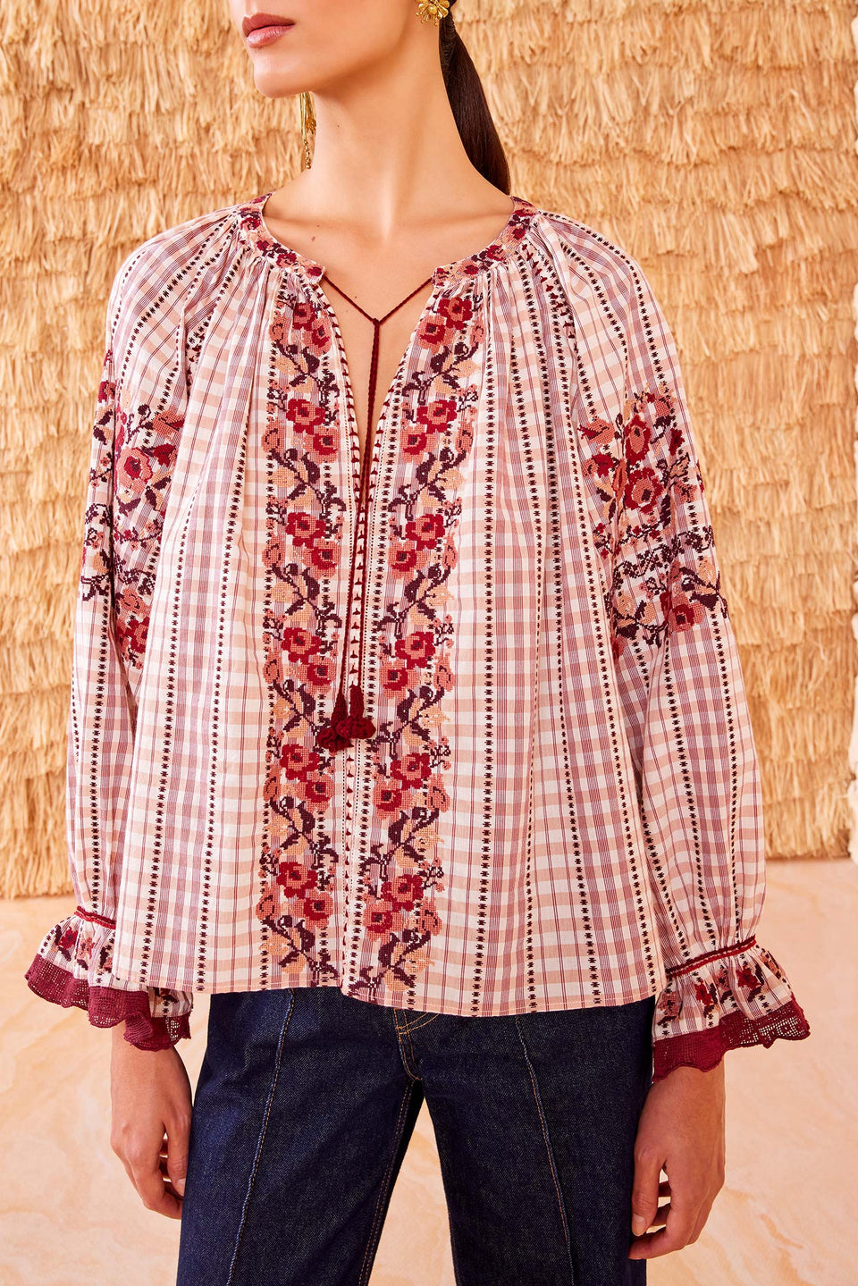 Emi Blouse - Madras