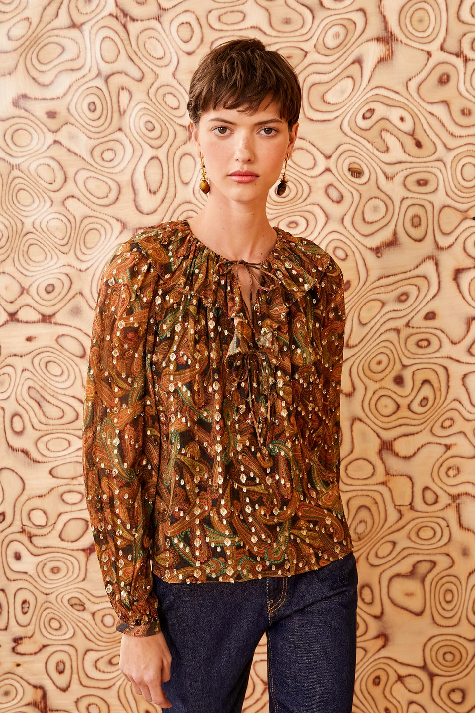 Emilie Blouse - Tiger's Eye