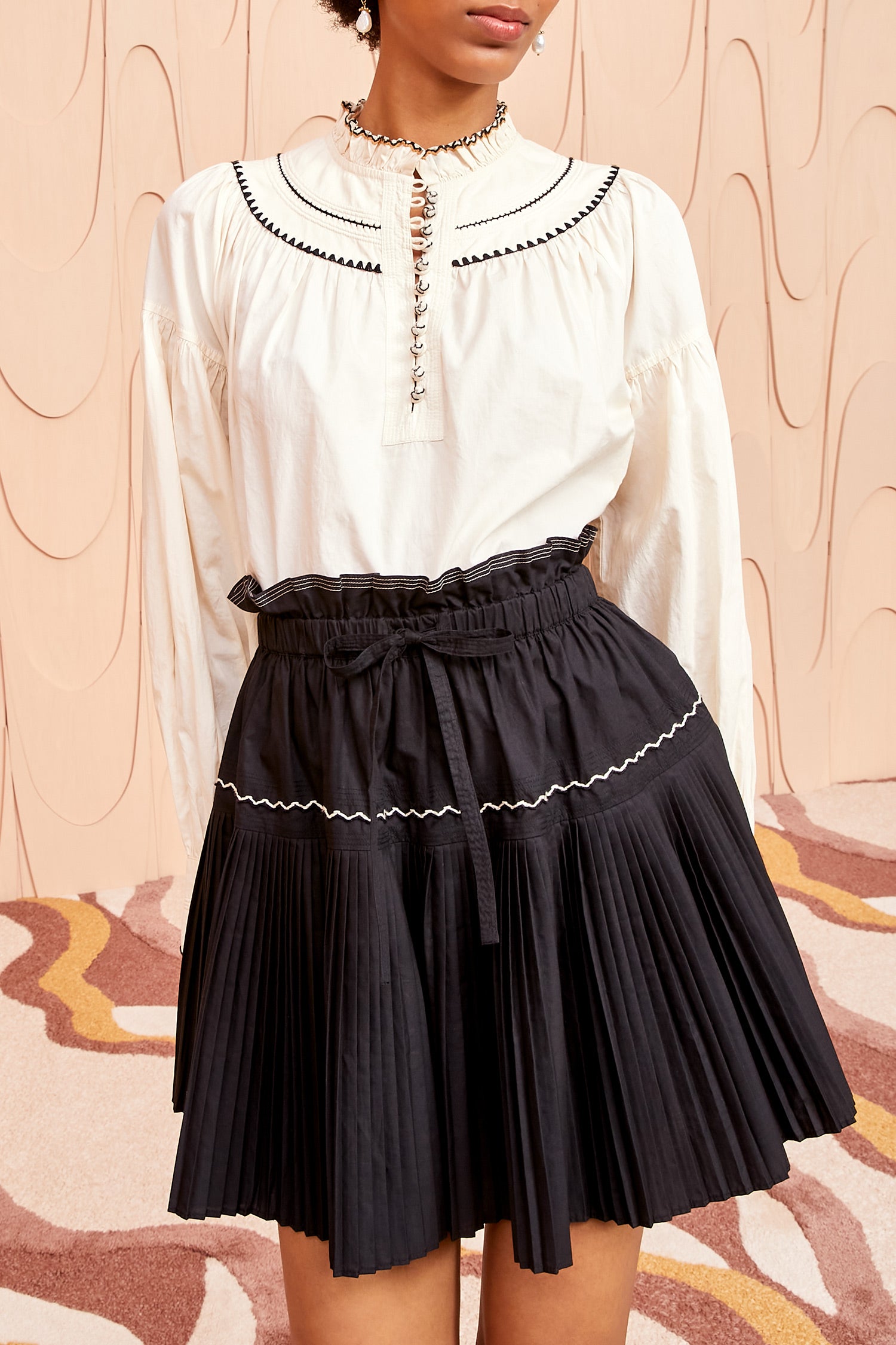 Ulla Johnson Erika Skirt - Noir
