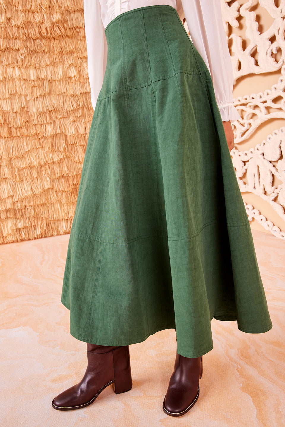 Francesca Skirt - Spruce