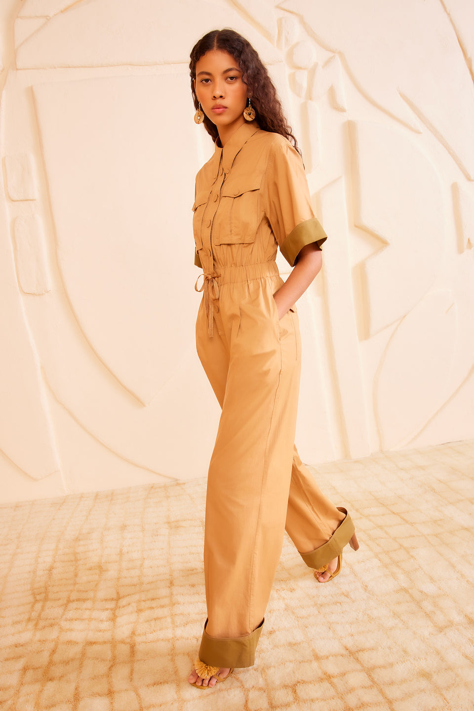 Franz Jumpsuit - Sahara Colorblock