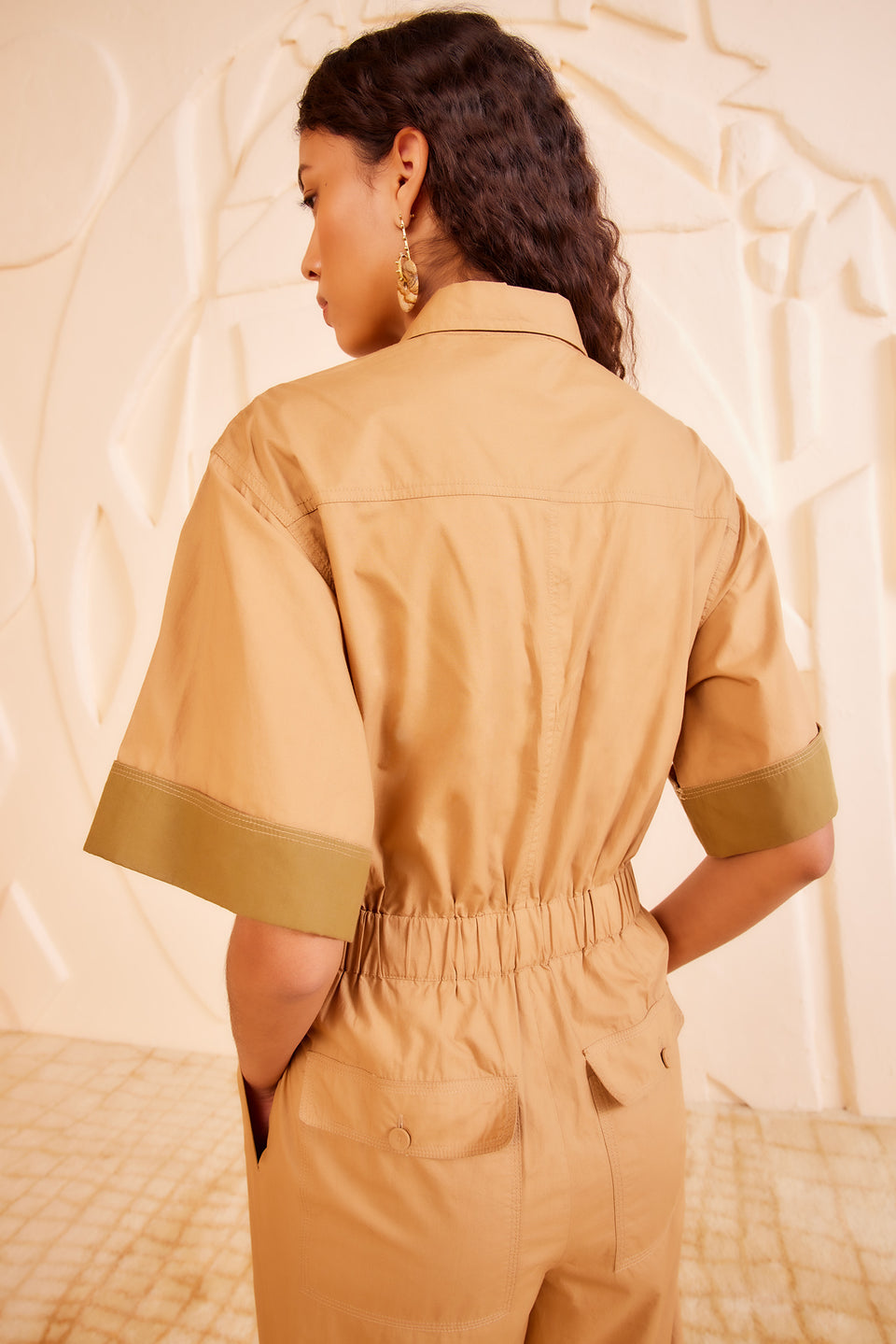 Franz Jumpsuit - Sahara Colorblock