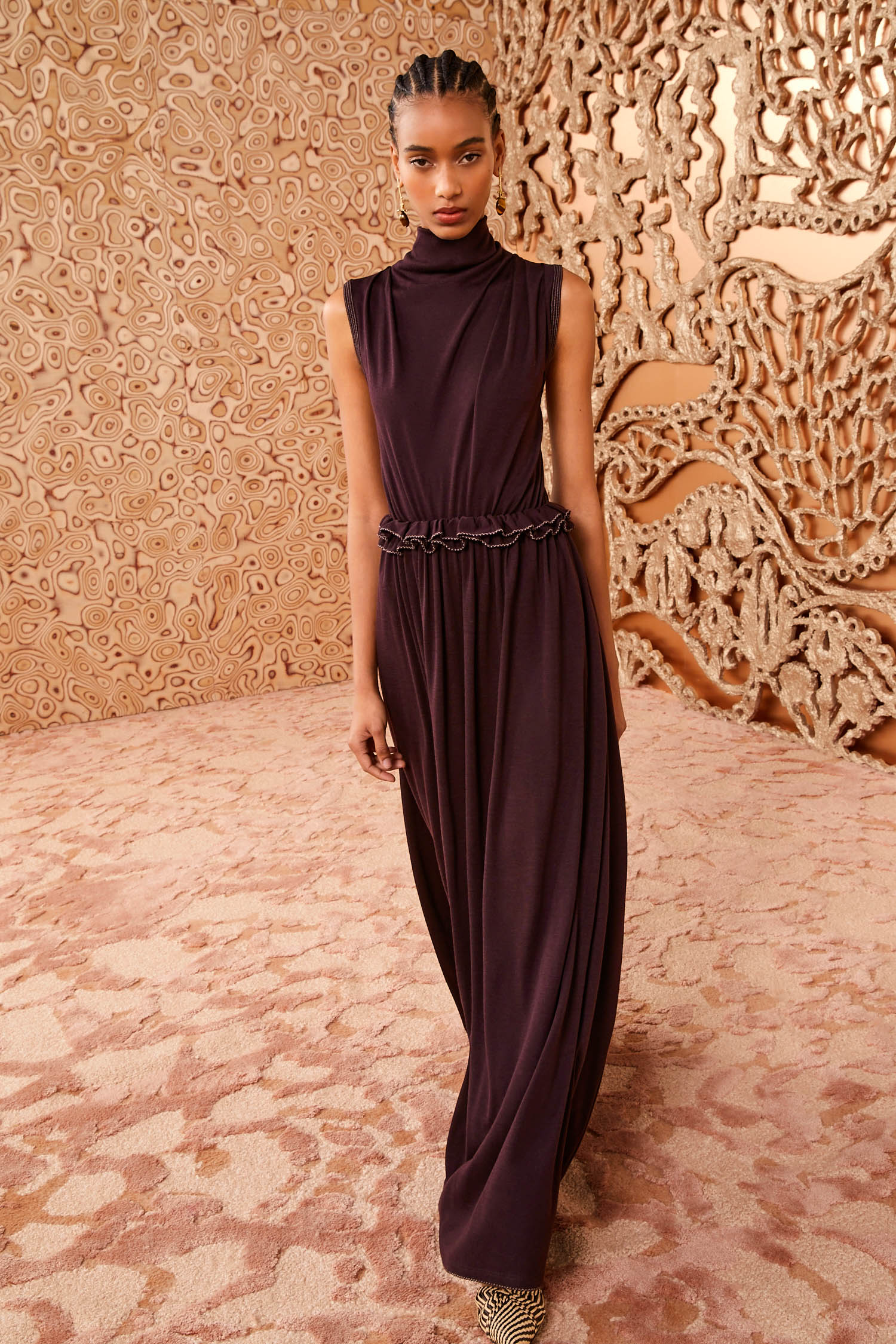 Gemma Dress - Mahogany
