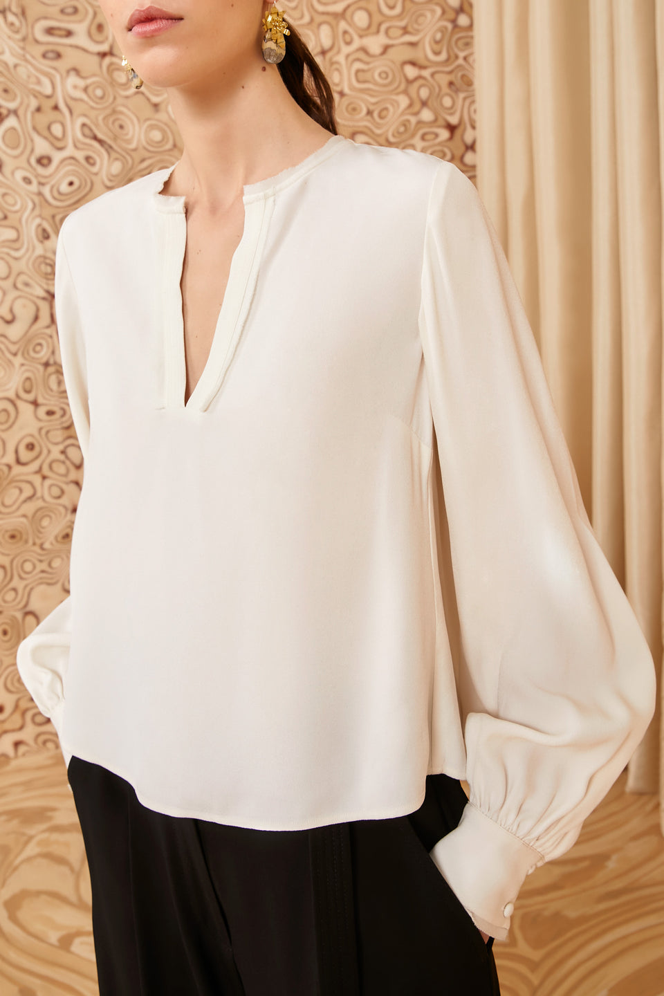 Greta Blouse - Pristine