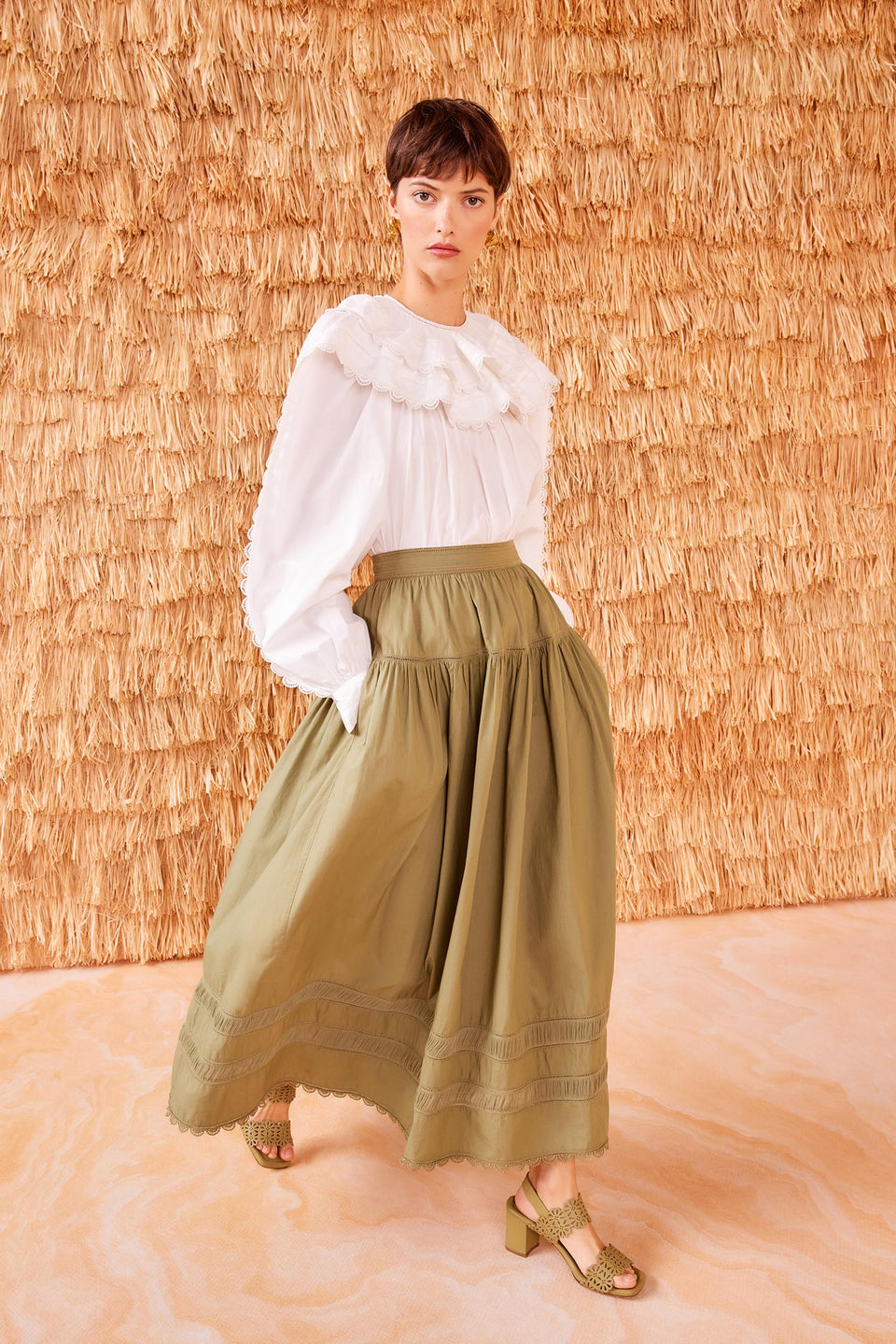 Harlow Skirt - Lichen