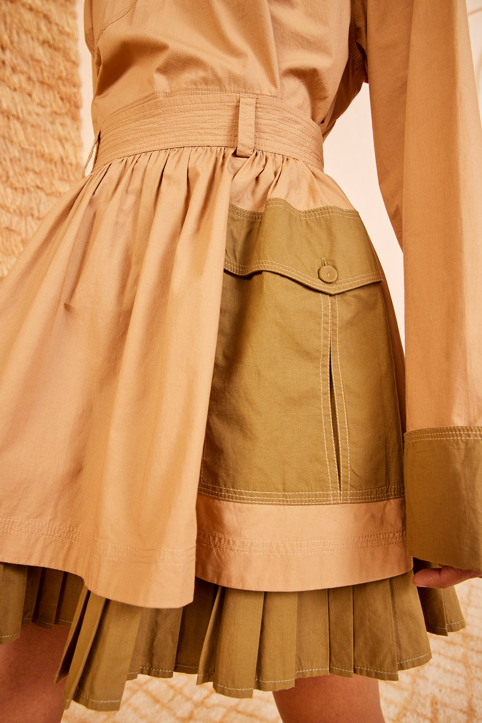 Jaqueline Skirt - Sahara Colorblock