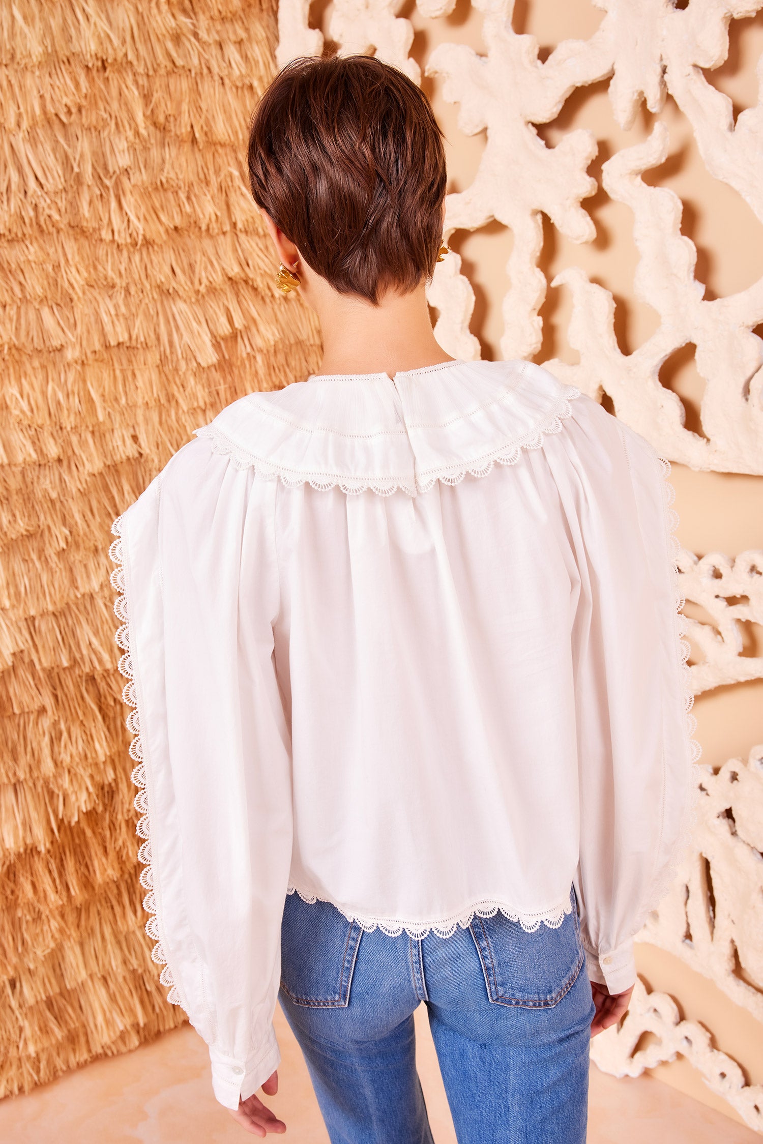 Layla Blouse - Cowrie