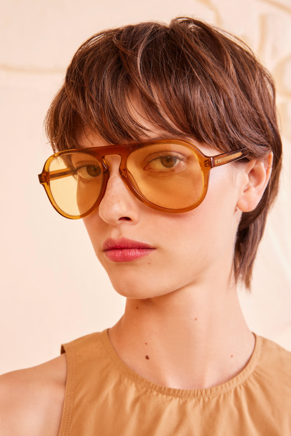 Lee Aviator Sunglasses - Bronze