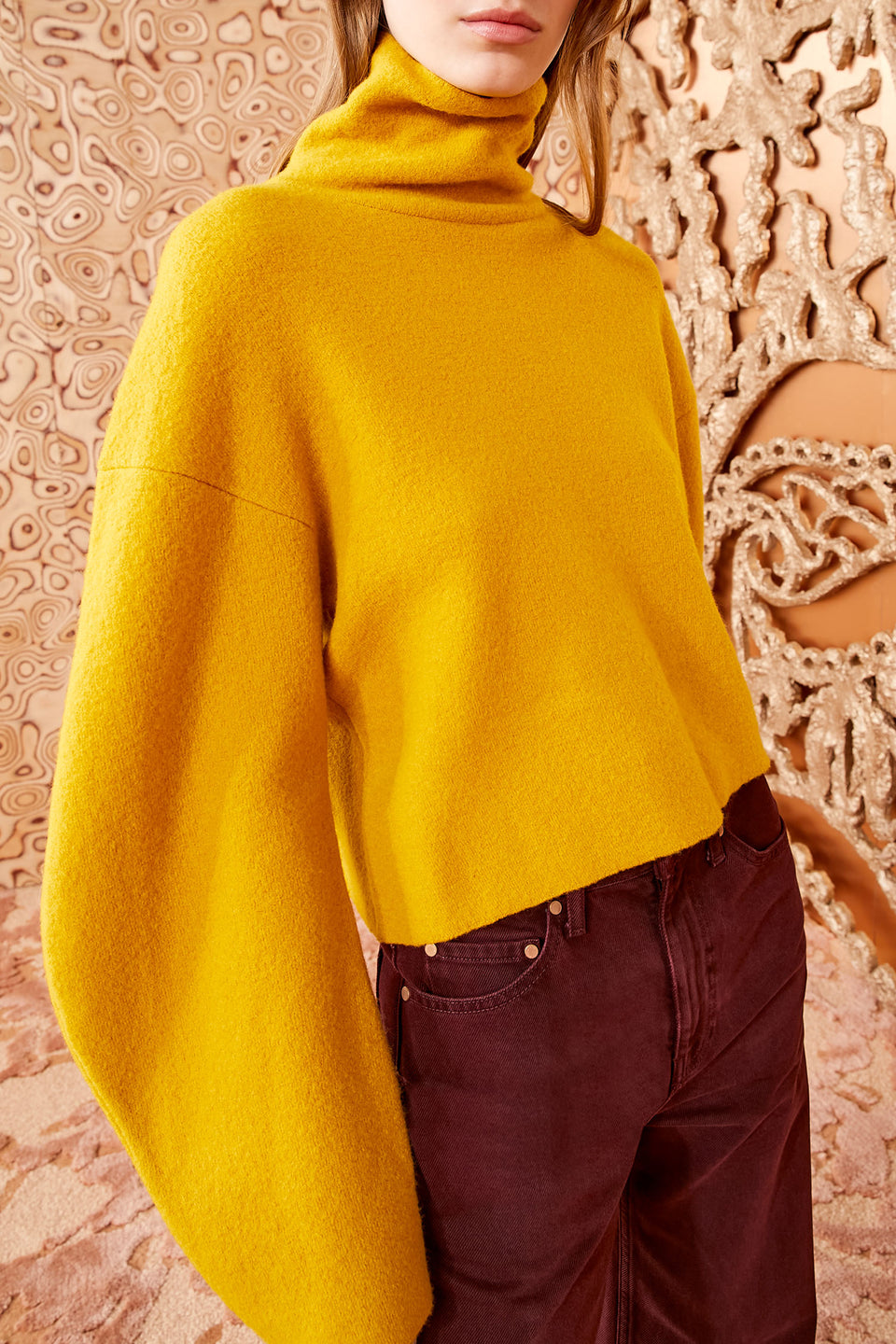 Leona Turtleneck - Turmeric