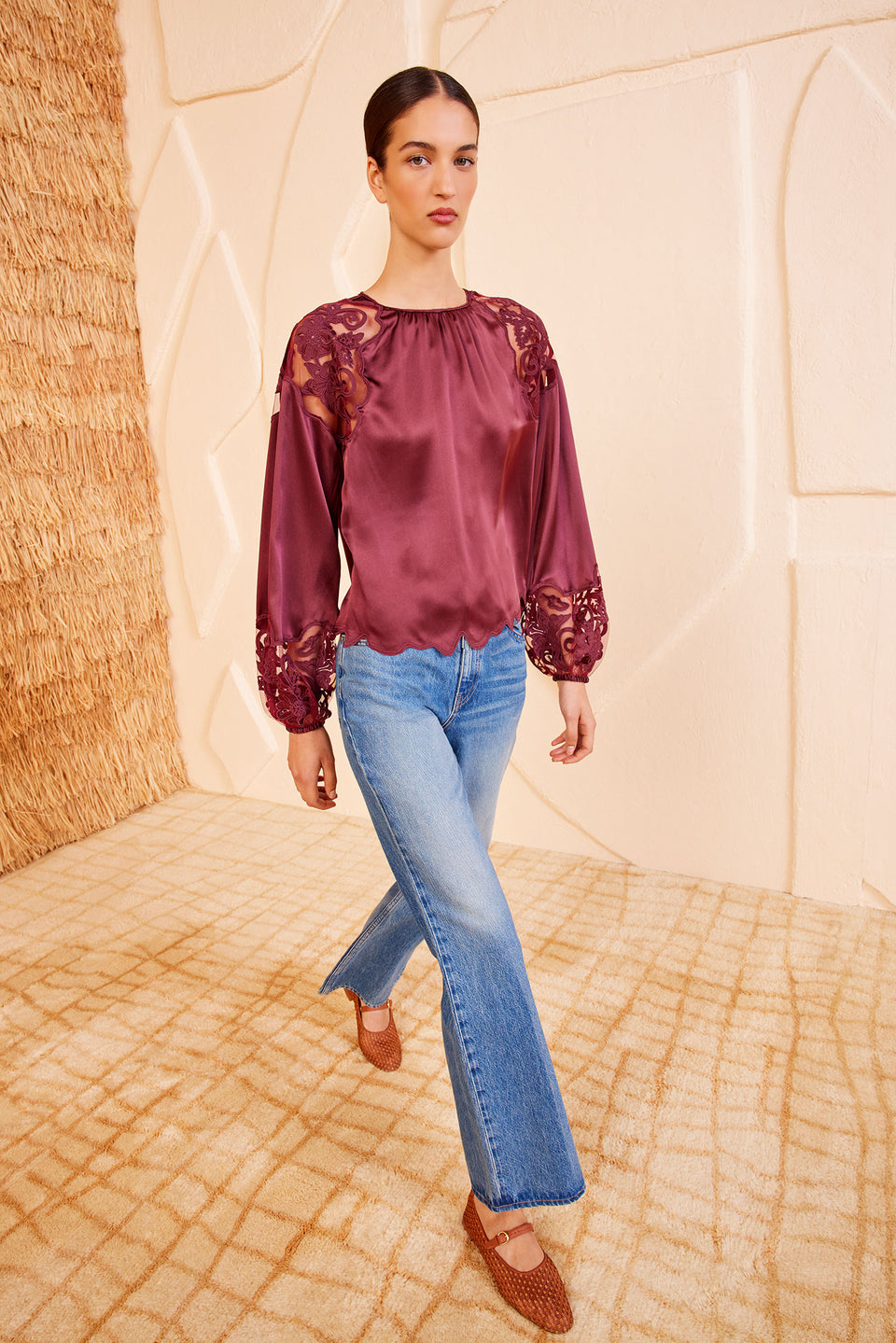Mathilde Blouse - Amethyst