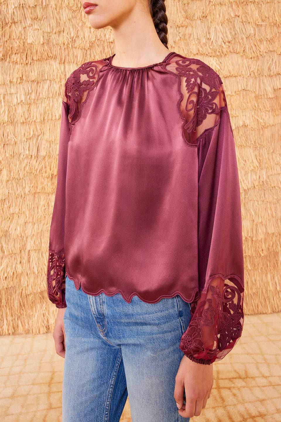 Mathilde Blouse - Amethyst