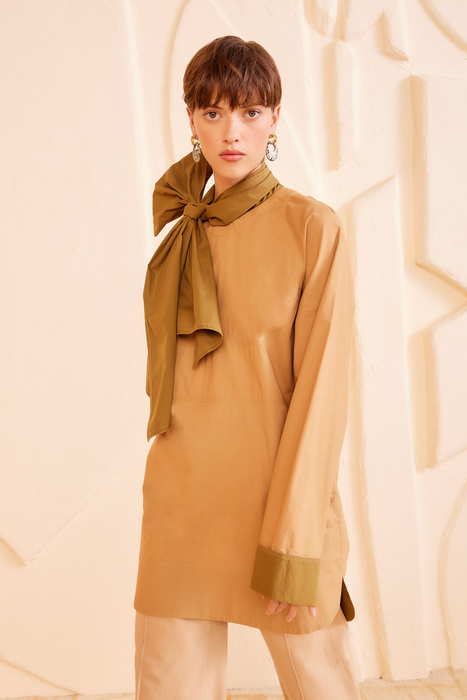 Michaela Dress - Sahara Colorblock