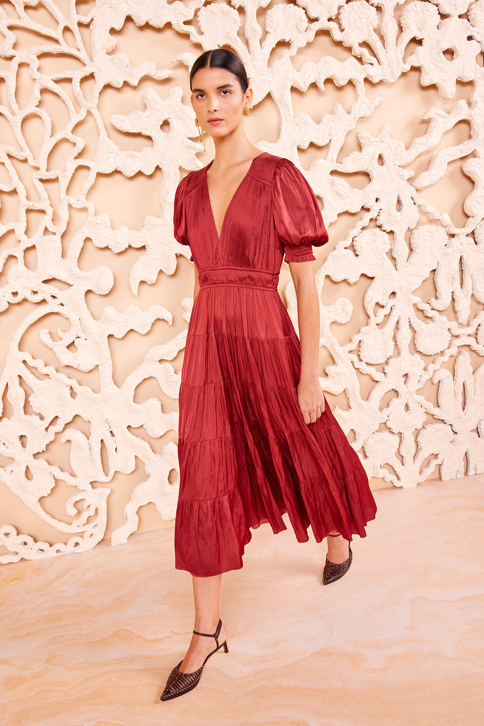 Mirabelle Dress - Claret