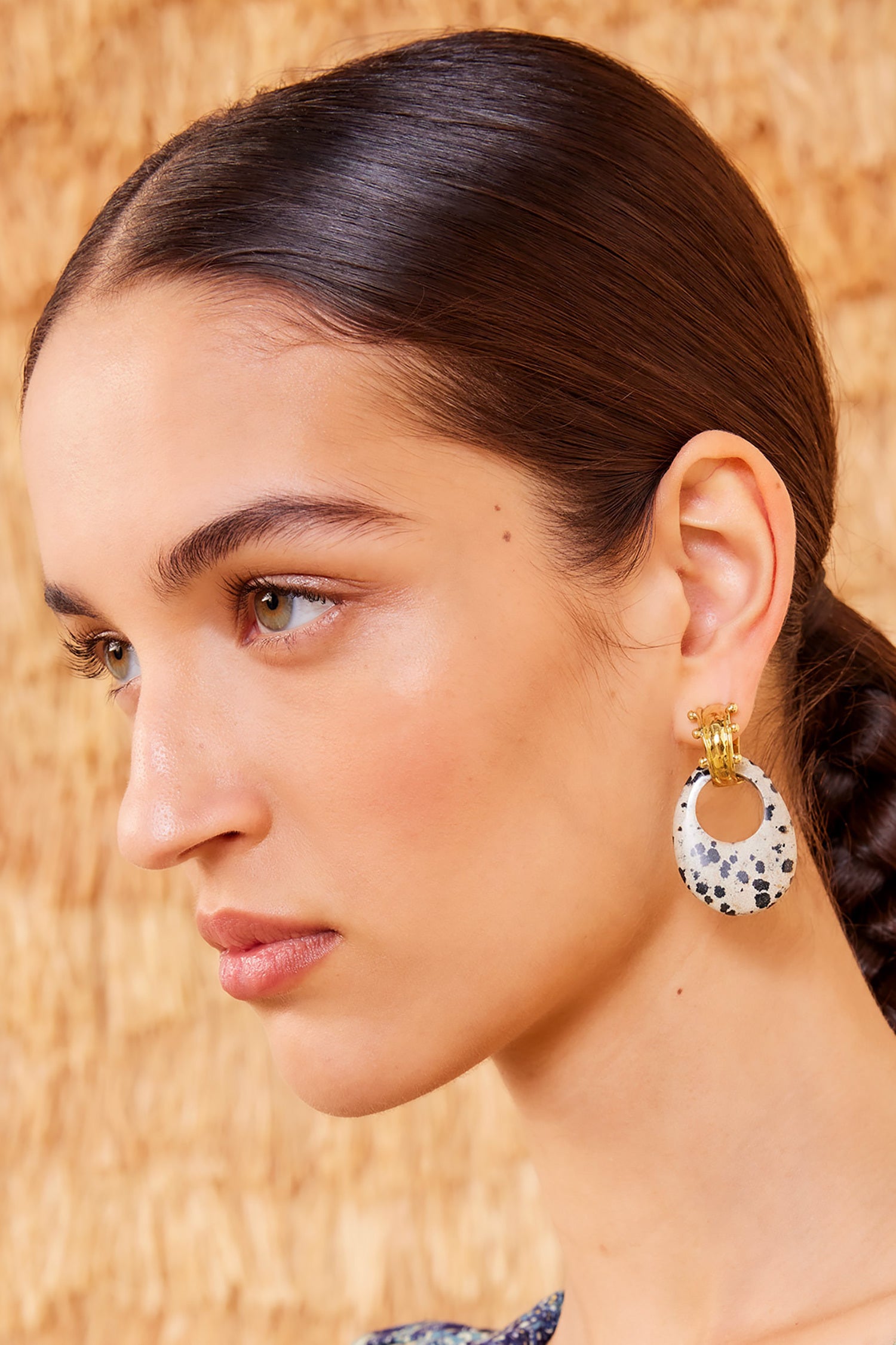Dalmation Jasper Earrings