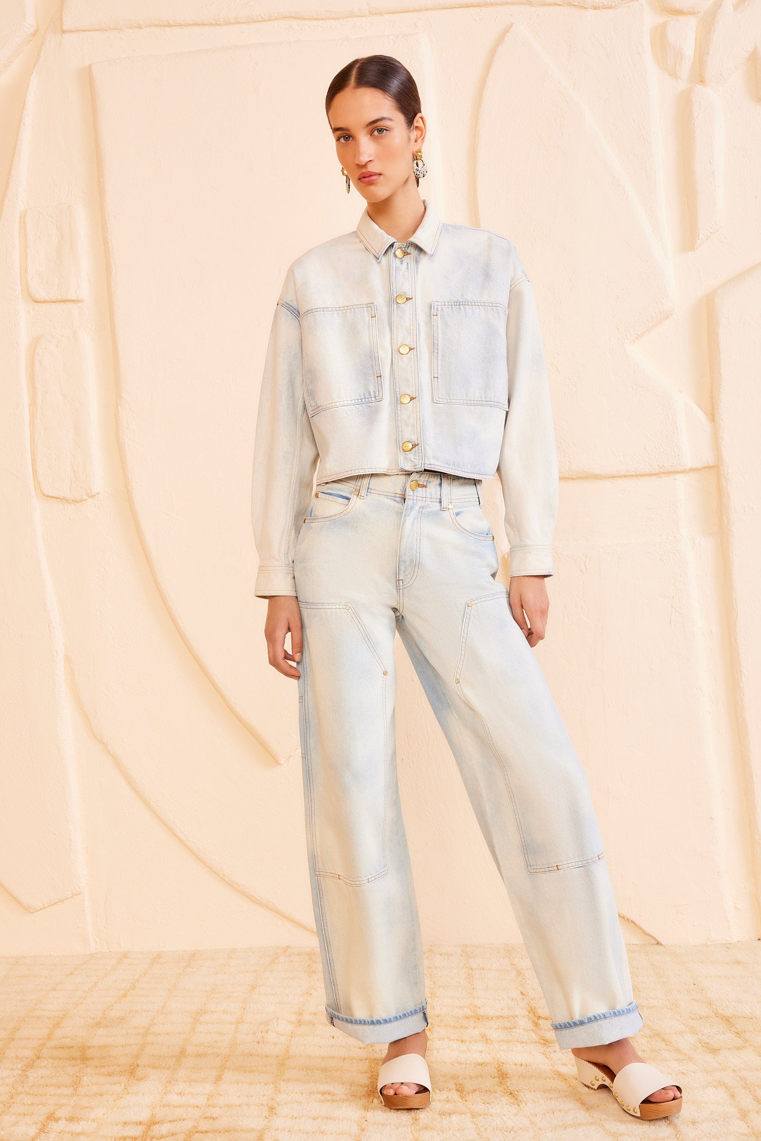 Ulla Johnson The Olympia Jean - Cielo