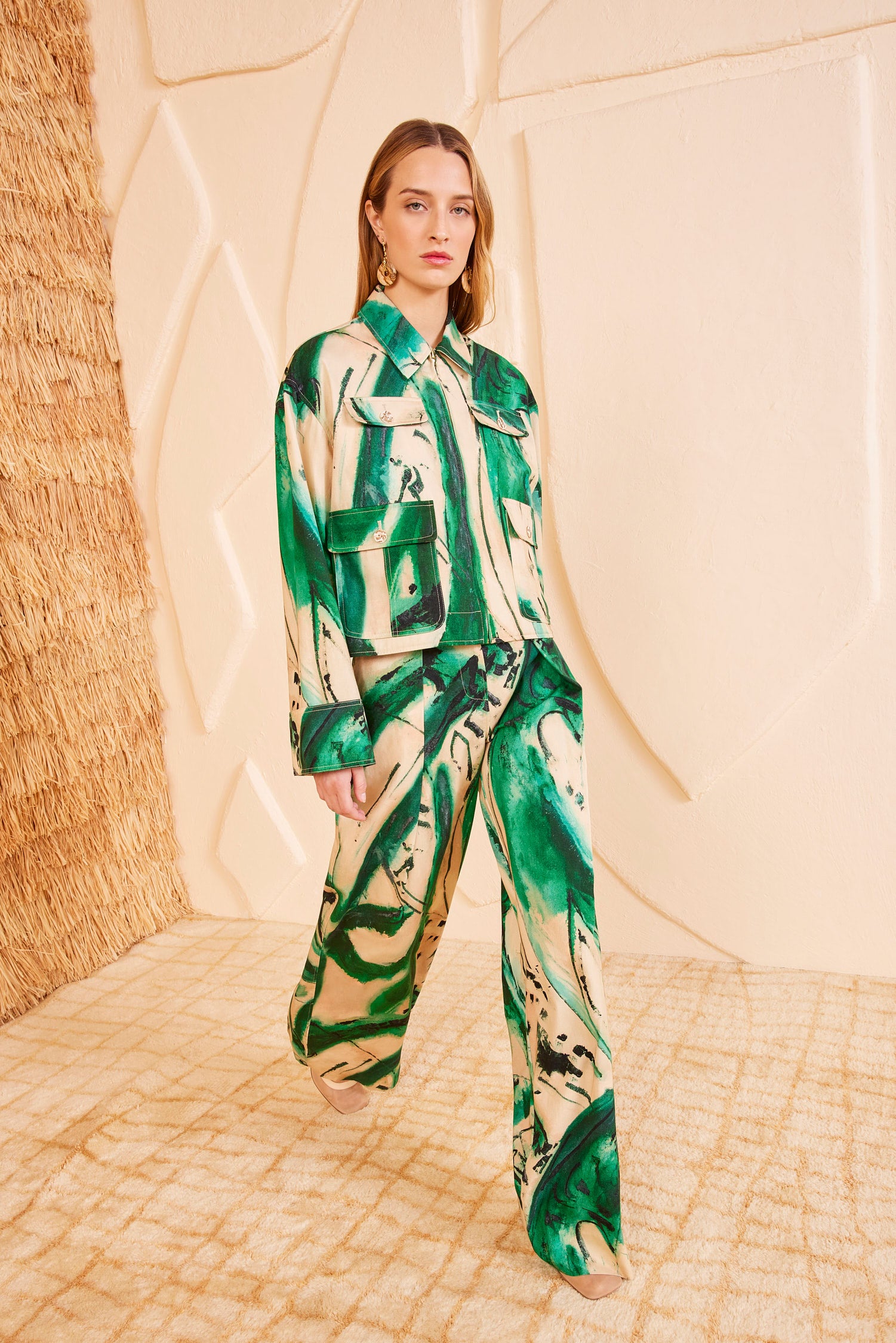 Painter Jacket - Portrait In Green