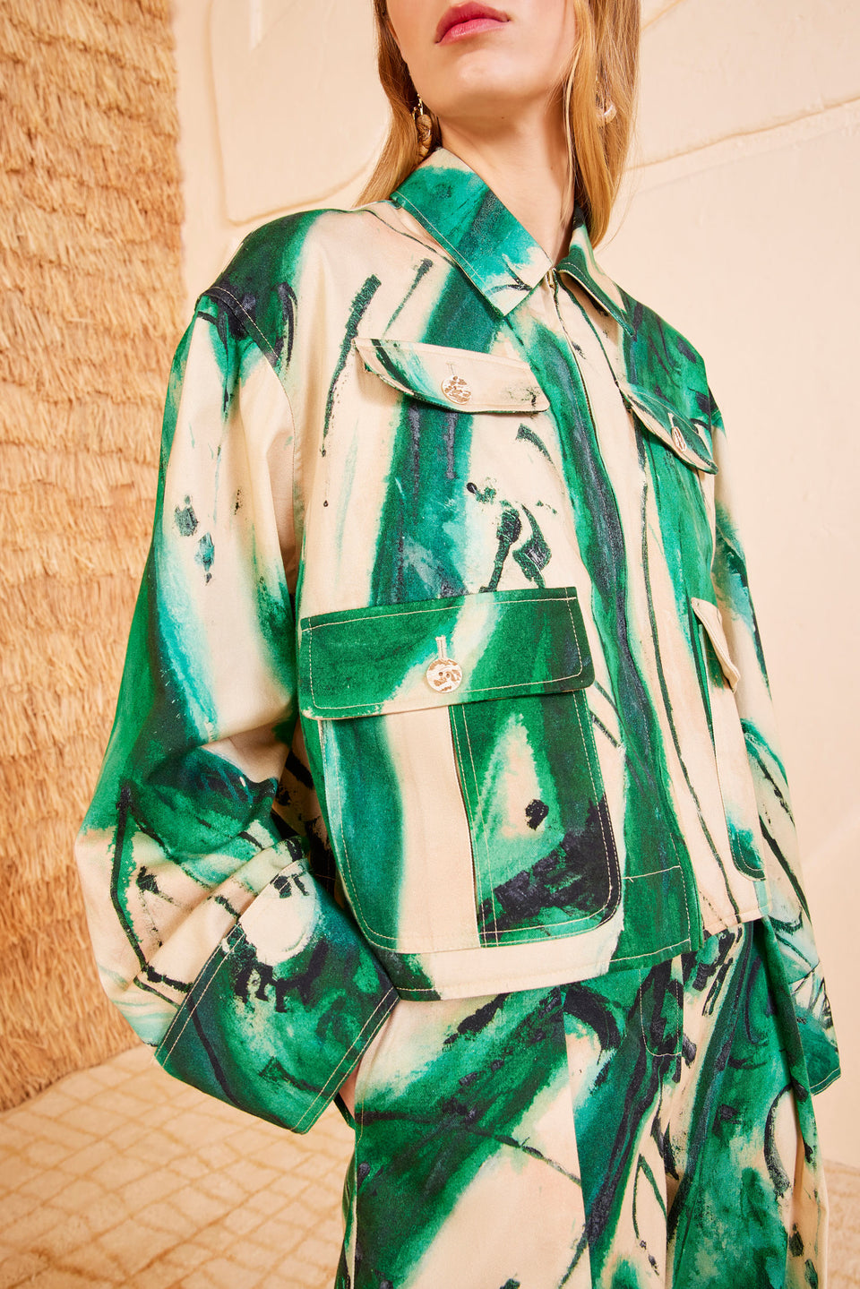 Painter Jacket - Portrait In Green