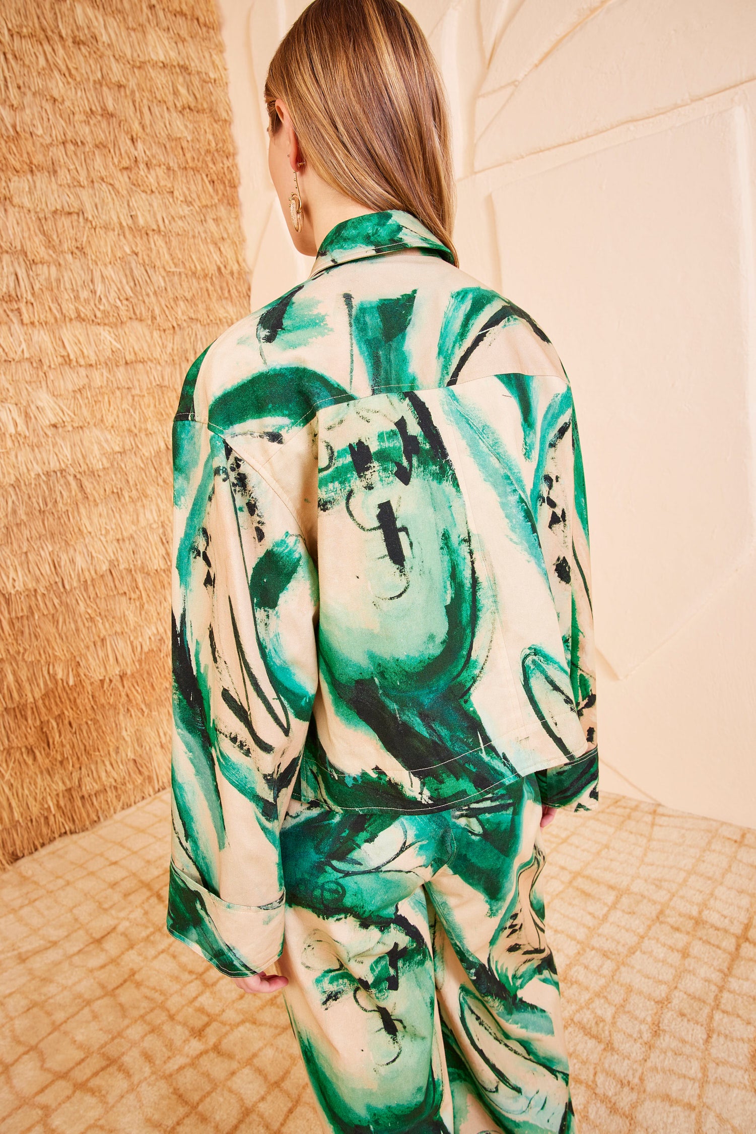 Painter Jacket - Portrait In Green