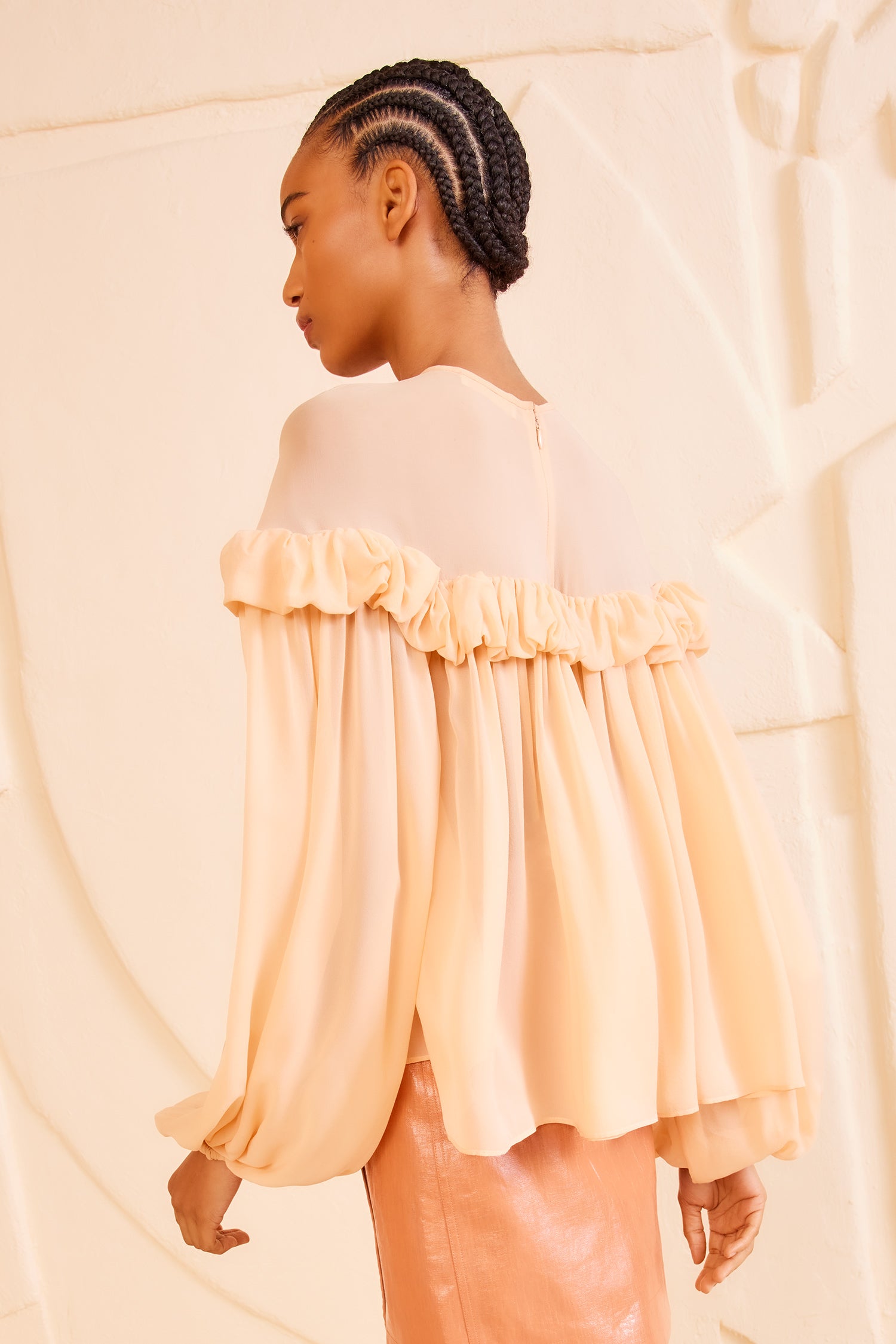 Ulla Johnson Peggy Blouse - Peony