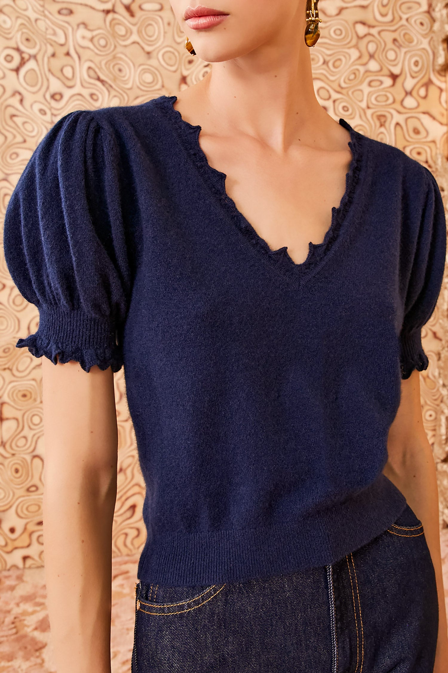 Ulla Johnson Polline Top - Midnight